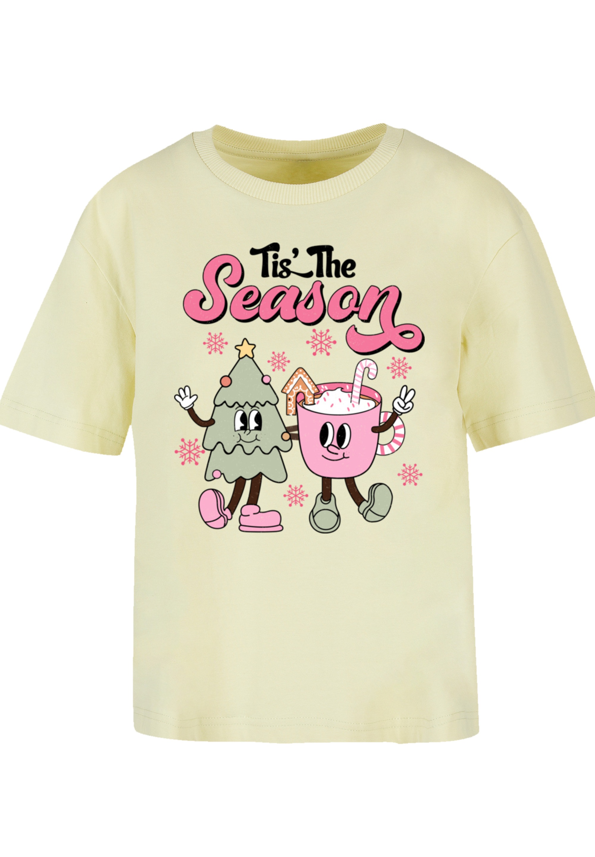 F4NT4STIC T-Shirt »Tis The Season Tree Cocoa«, Premium Qualität, Weihnachts-Kollection