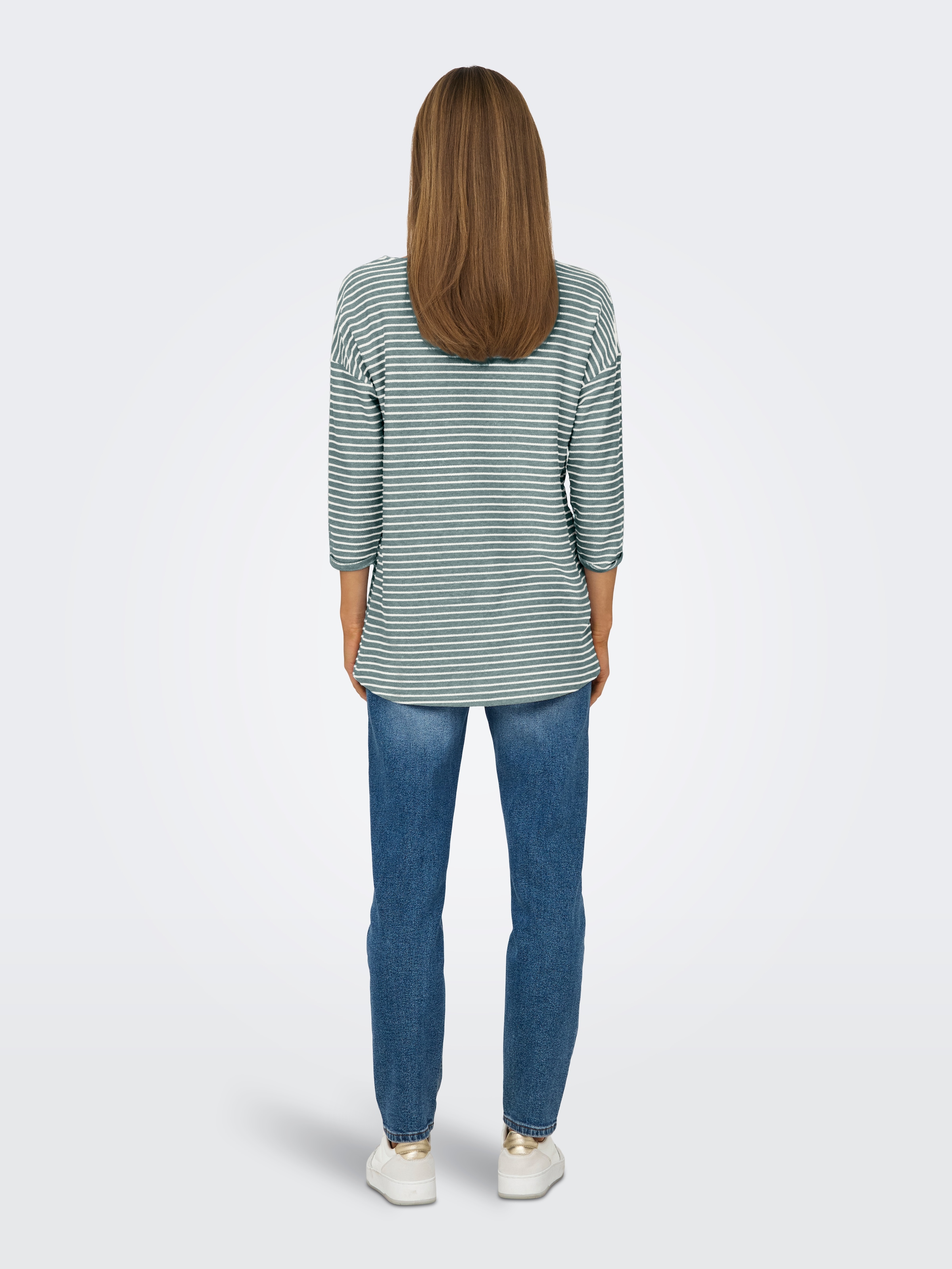 ONLY 3/4-Arm-Shirt »ONLELLY 3/4 BOATNECK TOP JRS«
