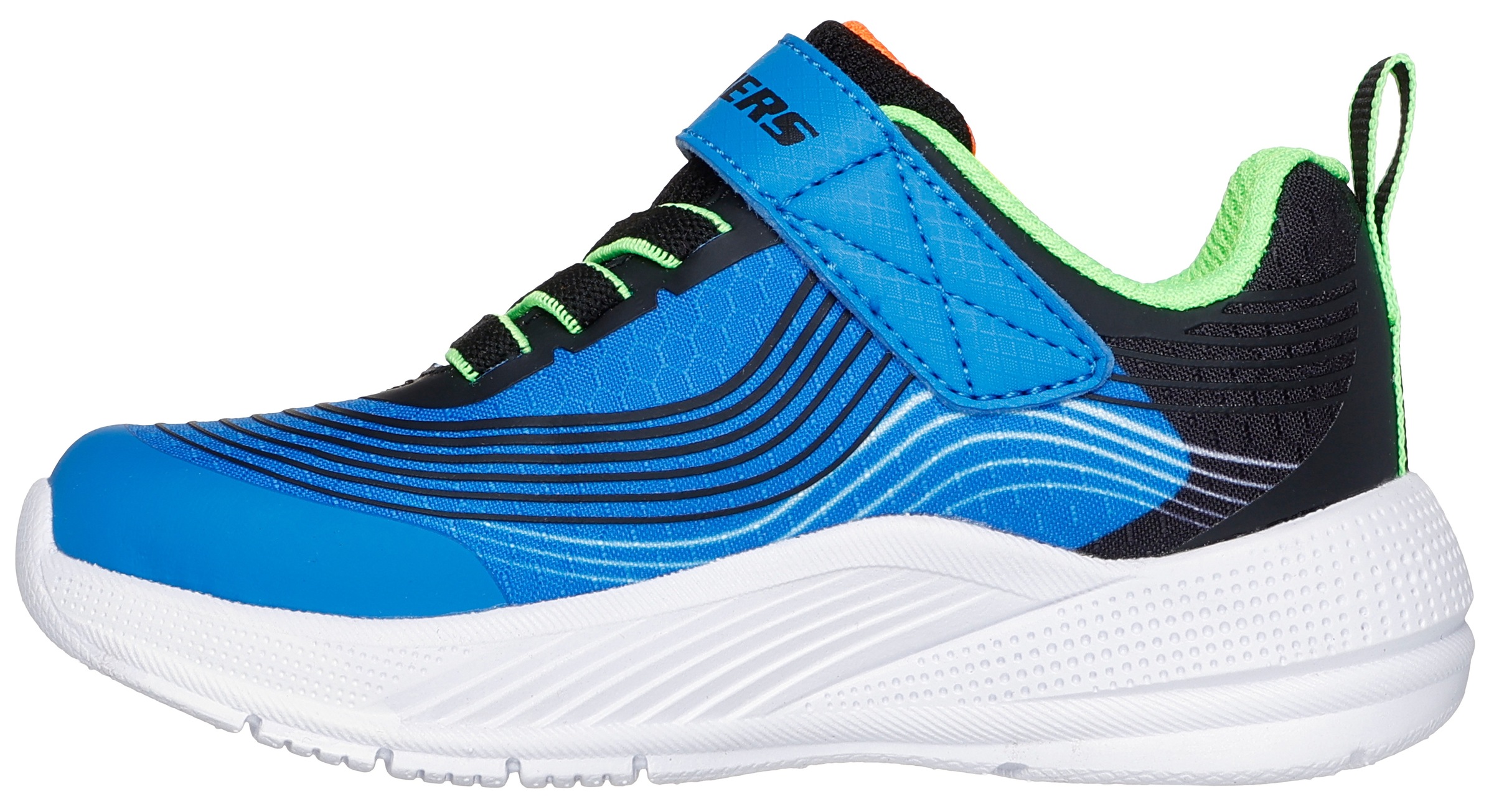 Skechers Sneaker »MICROSPEC ADVANCE«, Babyschuh mit zusätzlichem Gummizug, Größenschablone zum Download