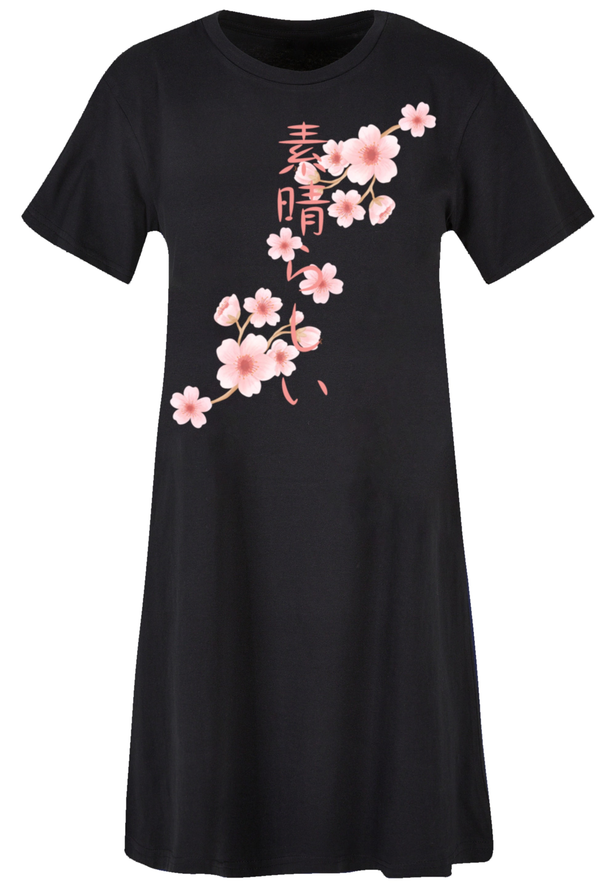 F4NT4STIC Shirtkleid »Kirschblüten Asien T-Shirt Kleid«, Print
