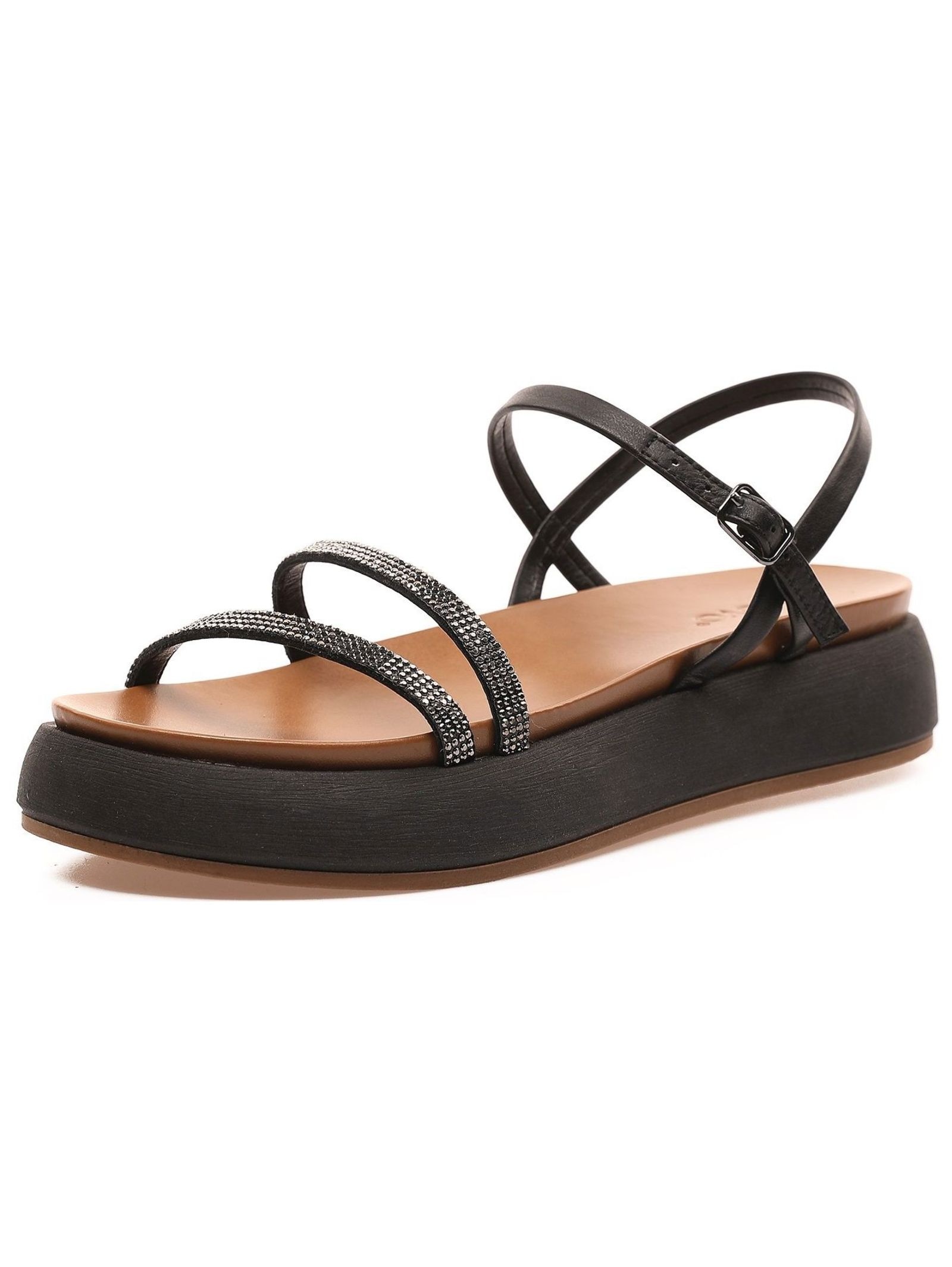 INUOVO Plateausandaletten "INUOVO Sandalen Leder" günstig online kaufen