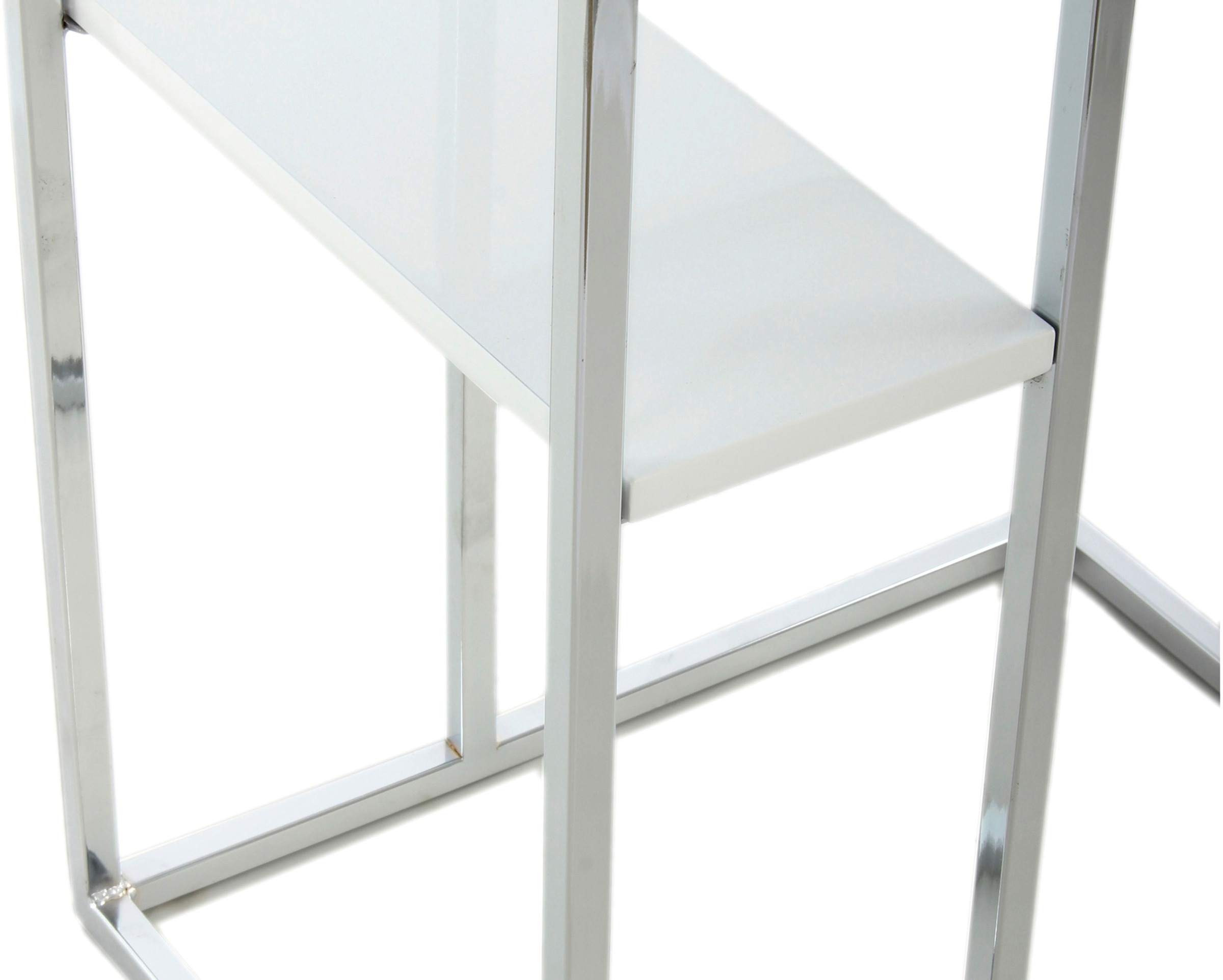 Kayoom Beistelltisch »Lucilla 225, Beistelltisch in eleganter Optik, in rechteckiger Form«, (1 St.), Modernes C-Form, dezentes Design, mit zusätzlicher Ablage