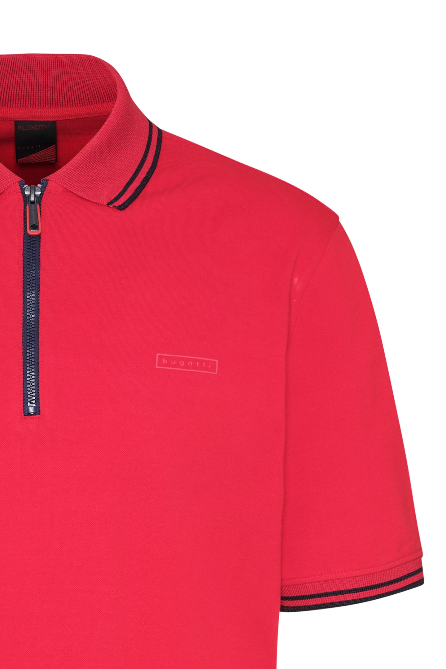 Reißverschluss BAUR | bugatti kurzem bestellen Poloshirt, ▷ mit