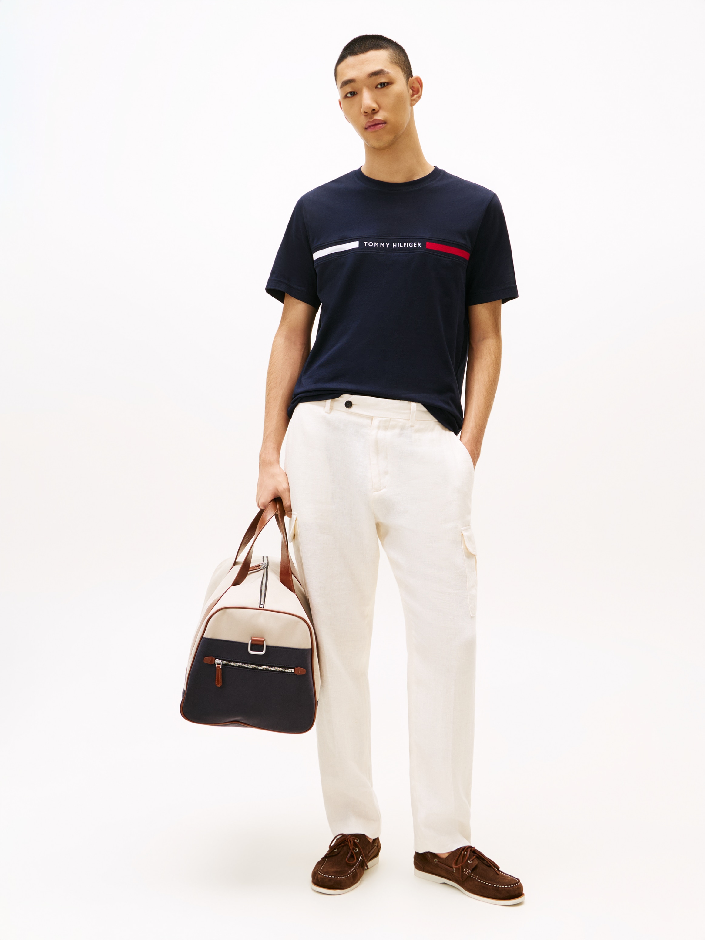Tommy Hilfiger T-Shirt »HILFIGER CHEST INSERT«