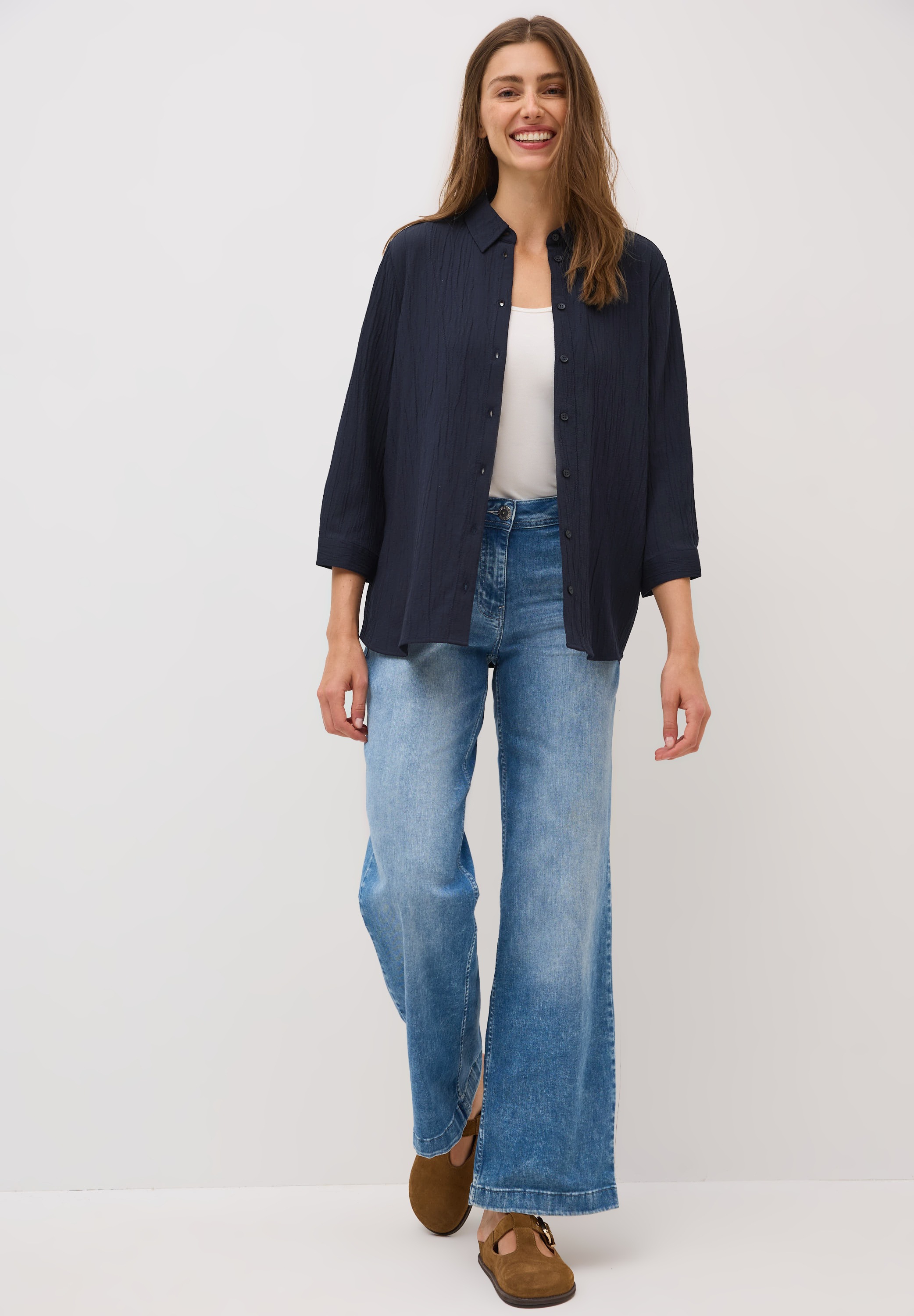 Thumbnail - Cecil Hemdbluse mit Turn-Up Funktion