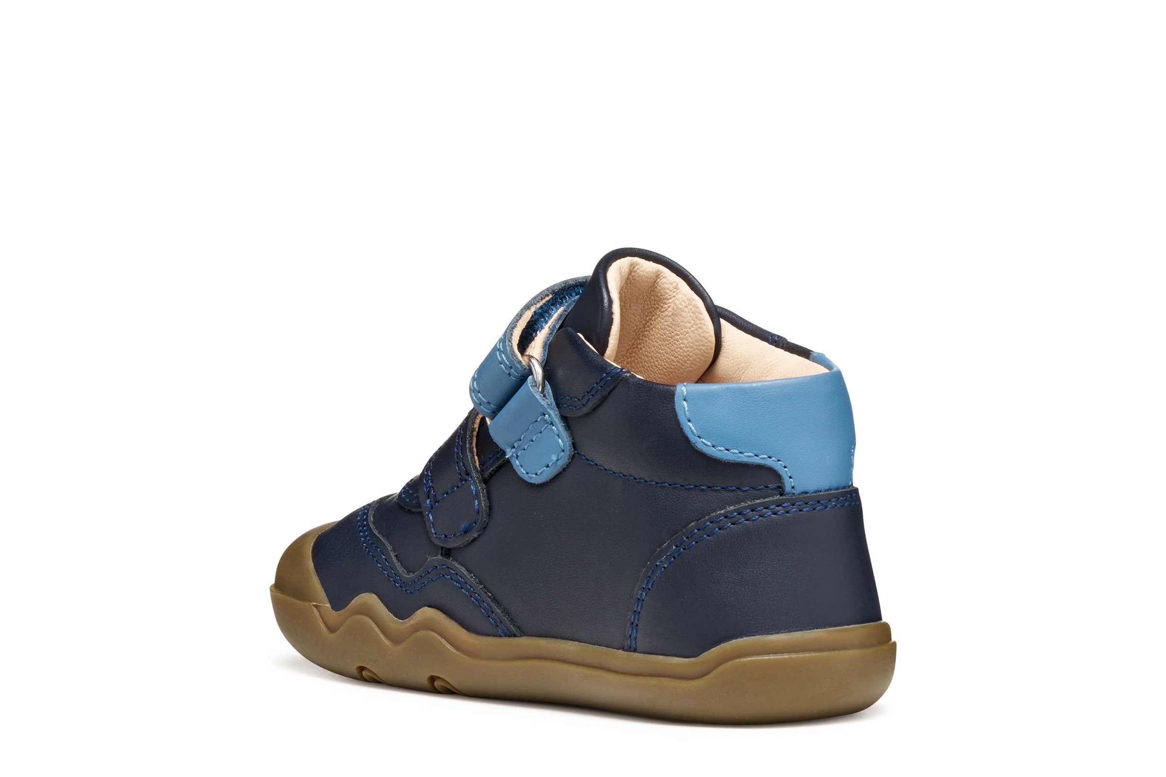 Geox Klettboot »B STEPPIEUP BOY«, Barfußschuh, Freizeitschuh mit Klettverschluss