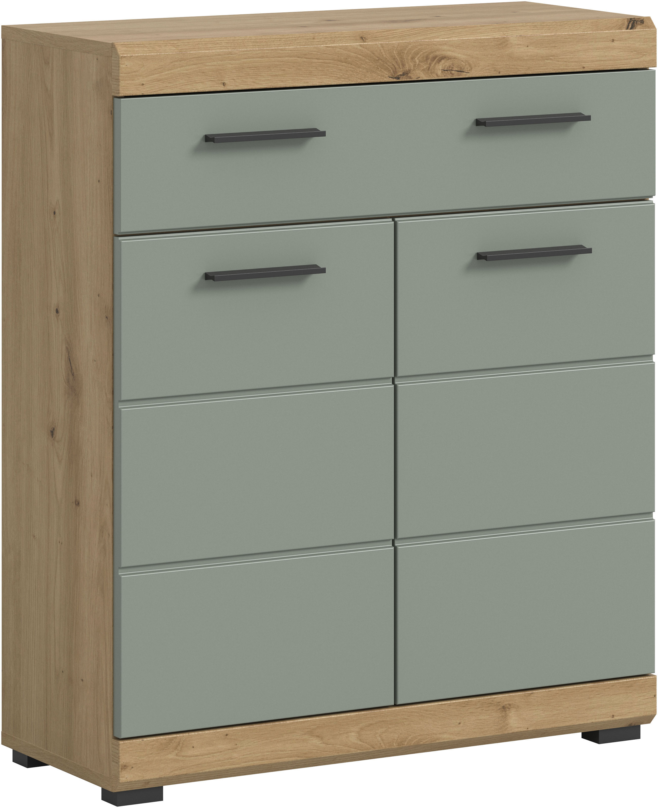 welltime Unterschrank "SIENA, Breite 74cm, 2 Tür, 1 Schubkasten, 2 Fächer, MDF-Front" TOPSELLER, in verschiedenen Farben erhältlich, Badmöbel, Badschrank, Kommode, Bad