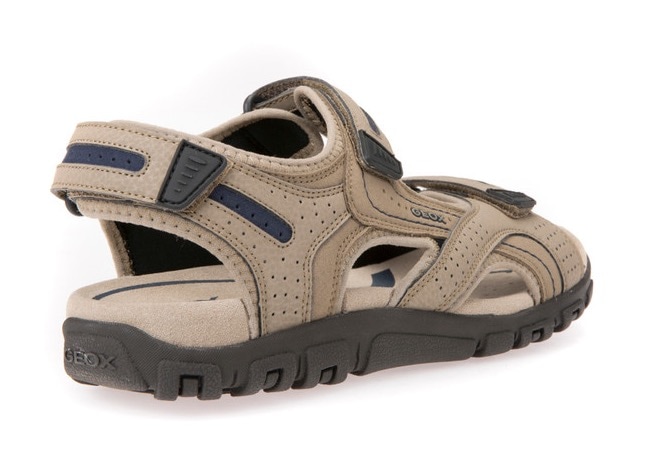 Geox Sandale »UOMO SANDAL STRADA«, Sommerschuh, Klettschuh, Outdoorsandale, im Trekking-Look