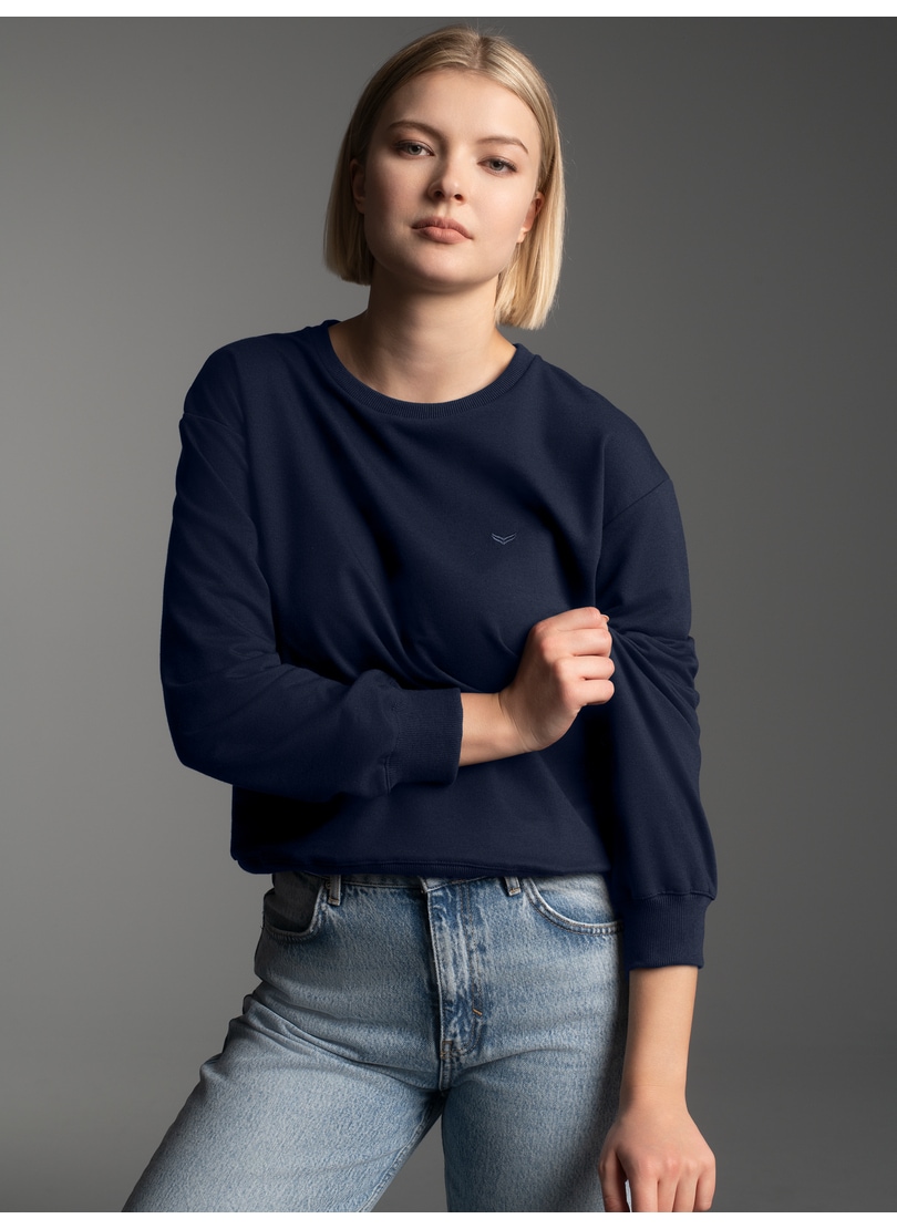 Trigema Sweatshirt "TRIGEMA Dünnes Sweatshirt"