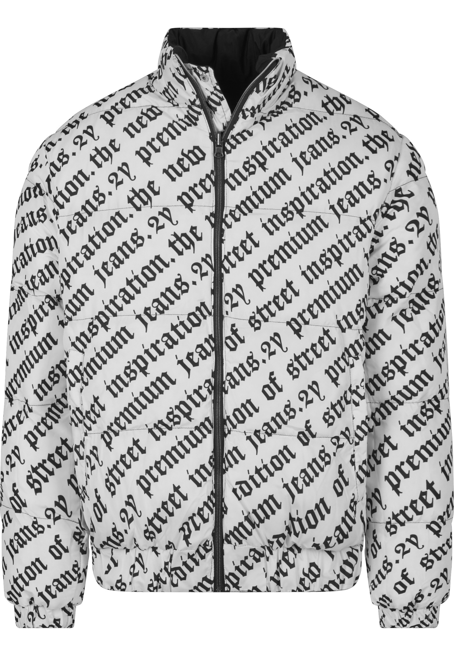 2Y Premium Winterjacke »2Y Premium Herren 2Y Two Sided Puffer Jacket« 1 Stk. tlg. ohne Kapuze