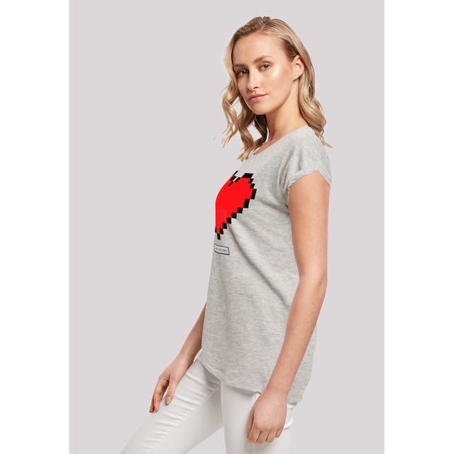 F4NT4STIC T-Shirt »Pixel Herz Good Vibes Happy People«, Print kaufen | BAUR