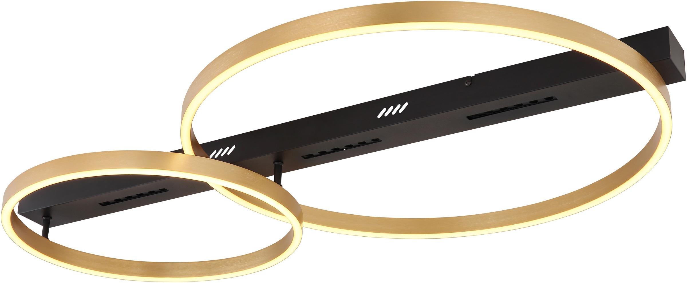 GLOBO LIGHTING LED Deckenleuchte »LUFFY«, Leuchtmittel LED-Modul | LED fest integriert, Deckenlampe/LxBxH: 930x585x102mm/Wohnzimmer/Schlafzimmer/modern