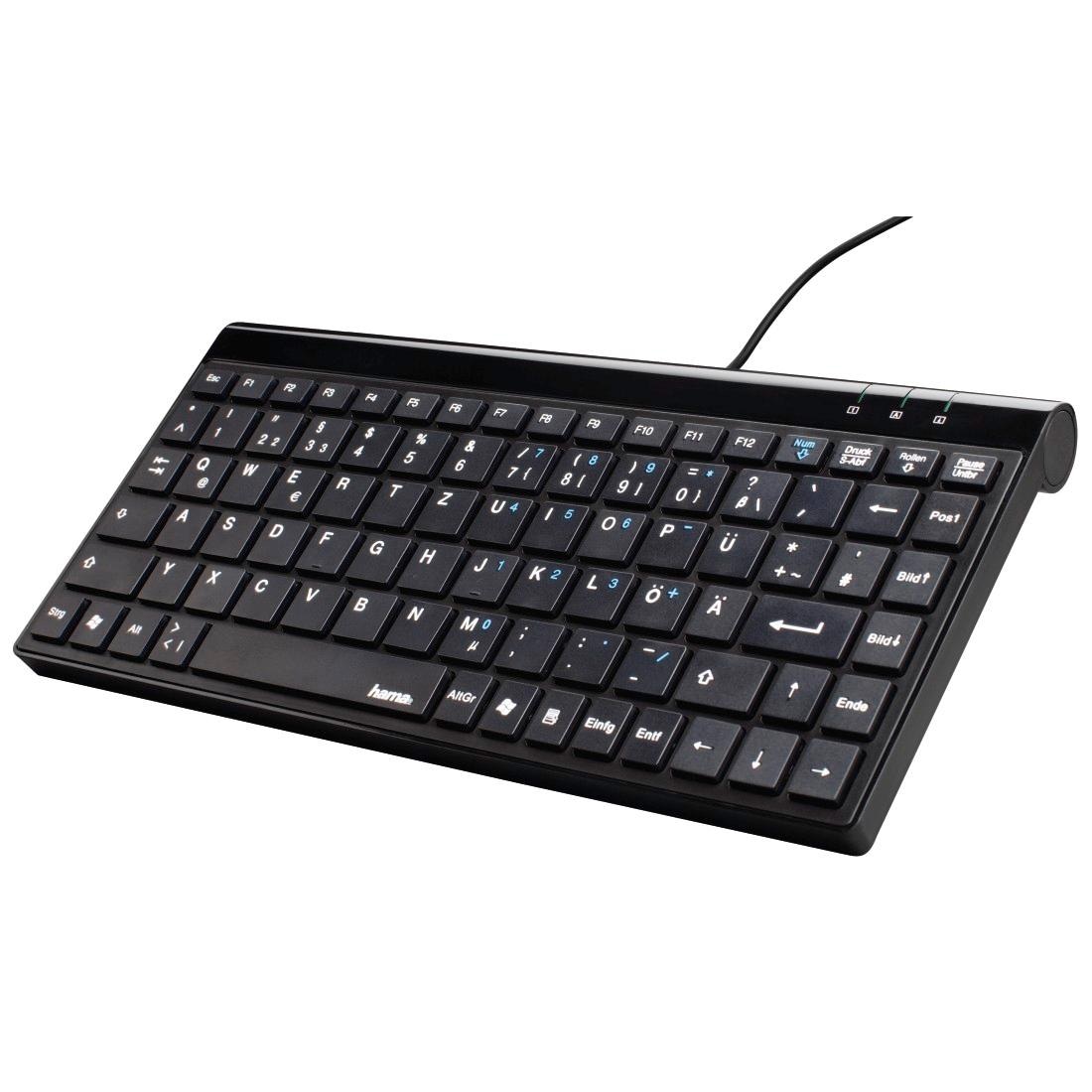 PC-Tastatur »Slimline Mini-Keyboard "SL720", Schwarz«