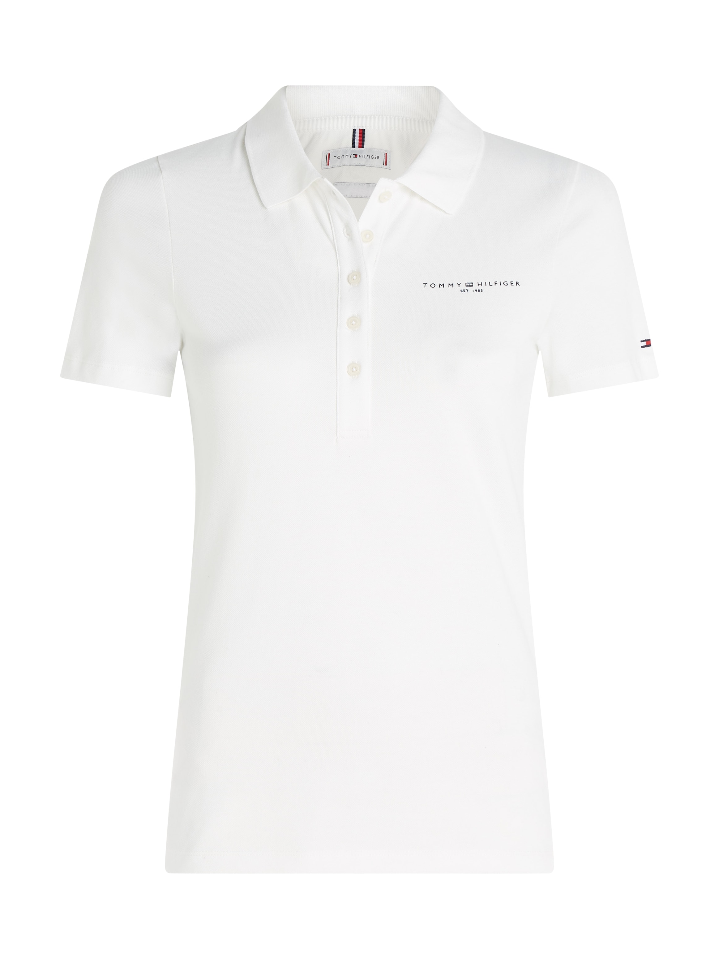 Tommy Hilfiger Poloshirt »SLIM MINI CORP LOGO POLO SS«, mit Logostickerei