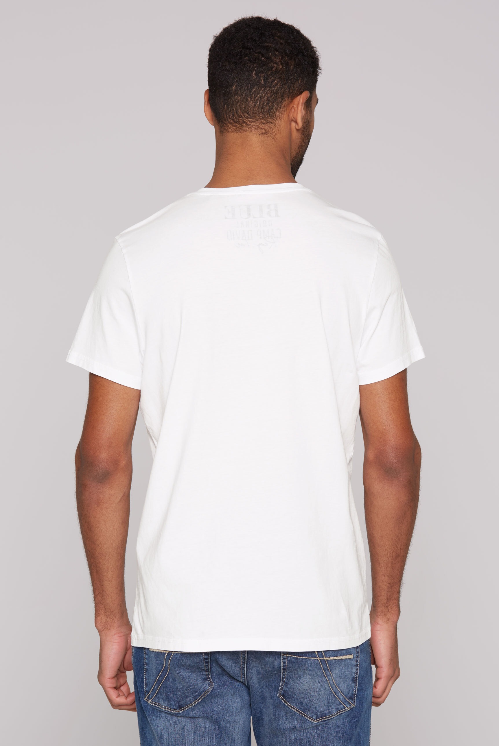 CAMP DAVID Rundhalsshirt, aus Baumwolle