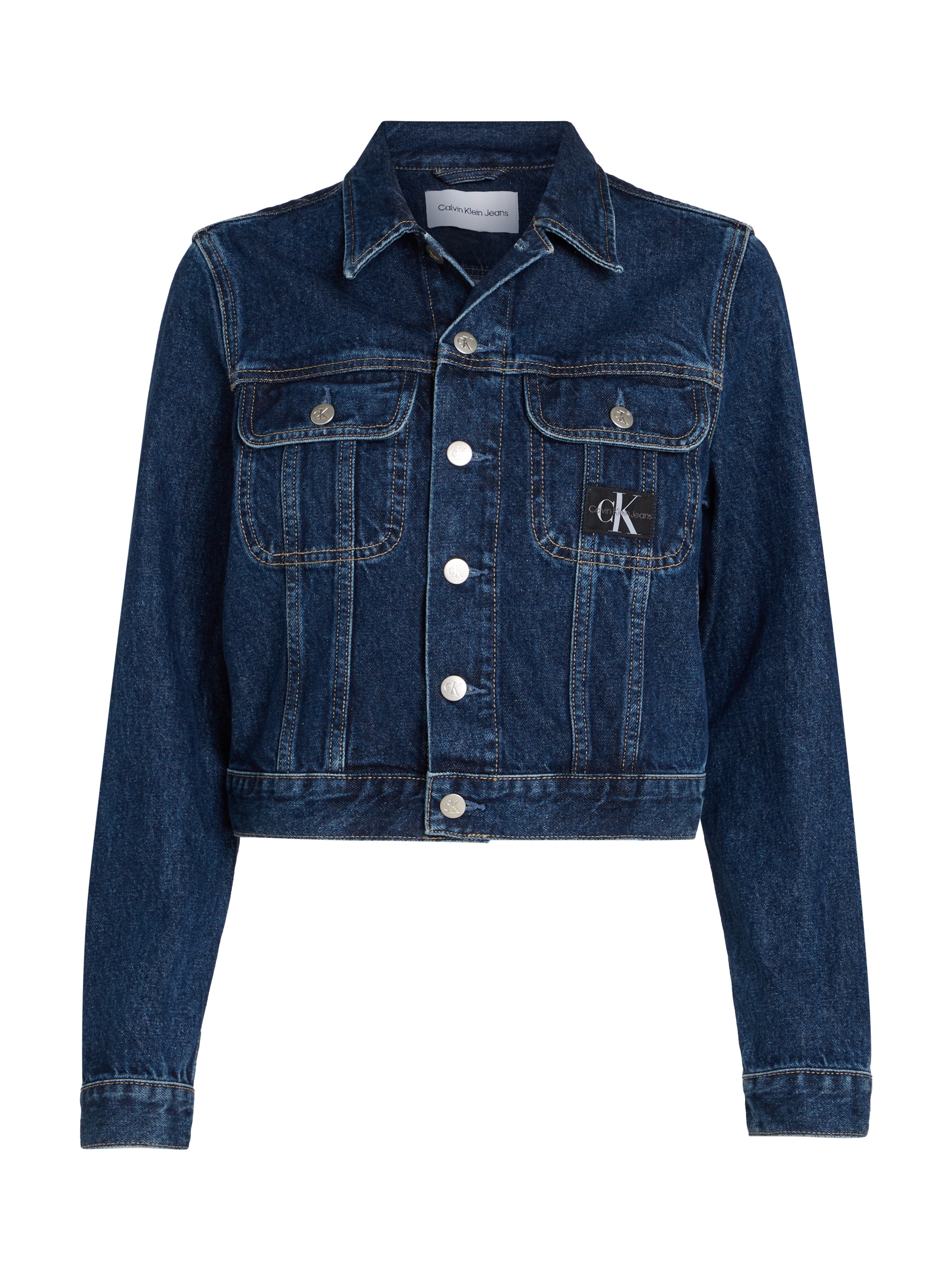 Calvin Klein Jeans Jeansjacke »CROPPED 90'S DENIM JACKET«, mit Logopatch