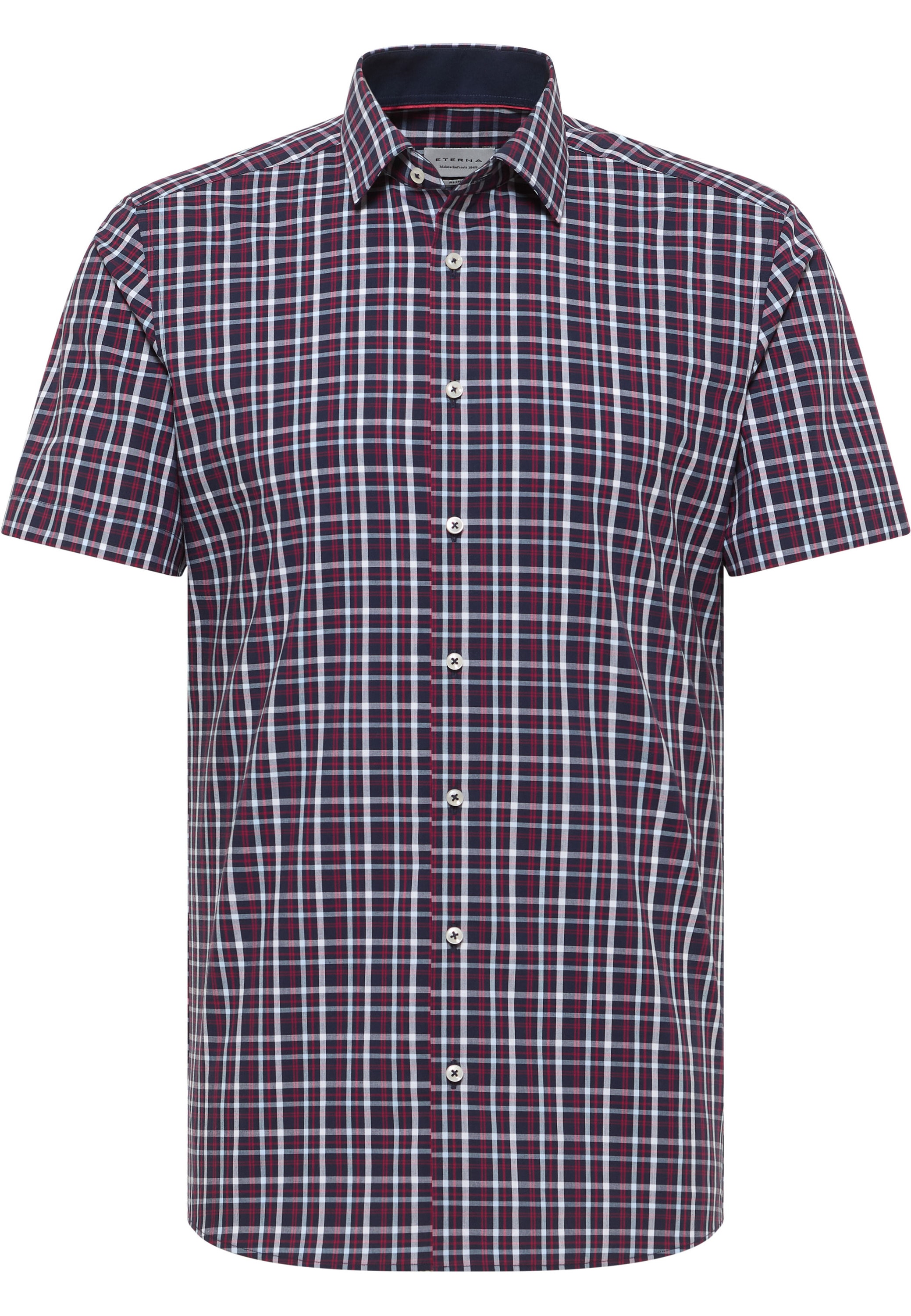 Eterna Kurzarmhemd "SLIM FIT" NON IRON (bügelfrei) günstig online kaufen