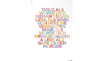 Reinders! Poster »Tanze...«, (1 St.) kaufen