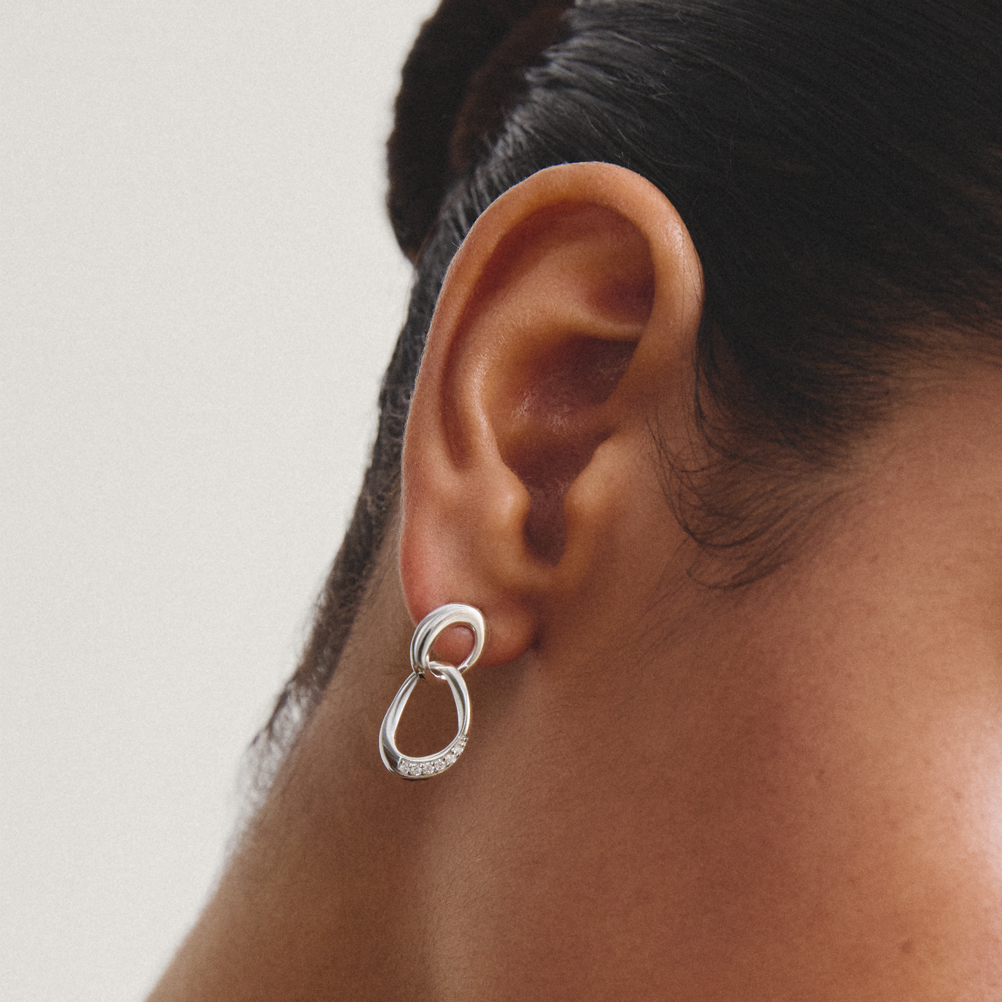 THOMAS SABO Paar Ohrstecker »Together Ohrringe silbern« mit Zirkonia (synth.)