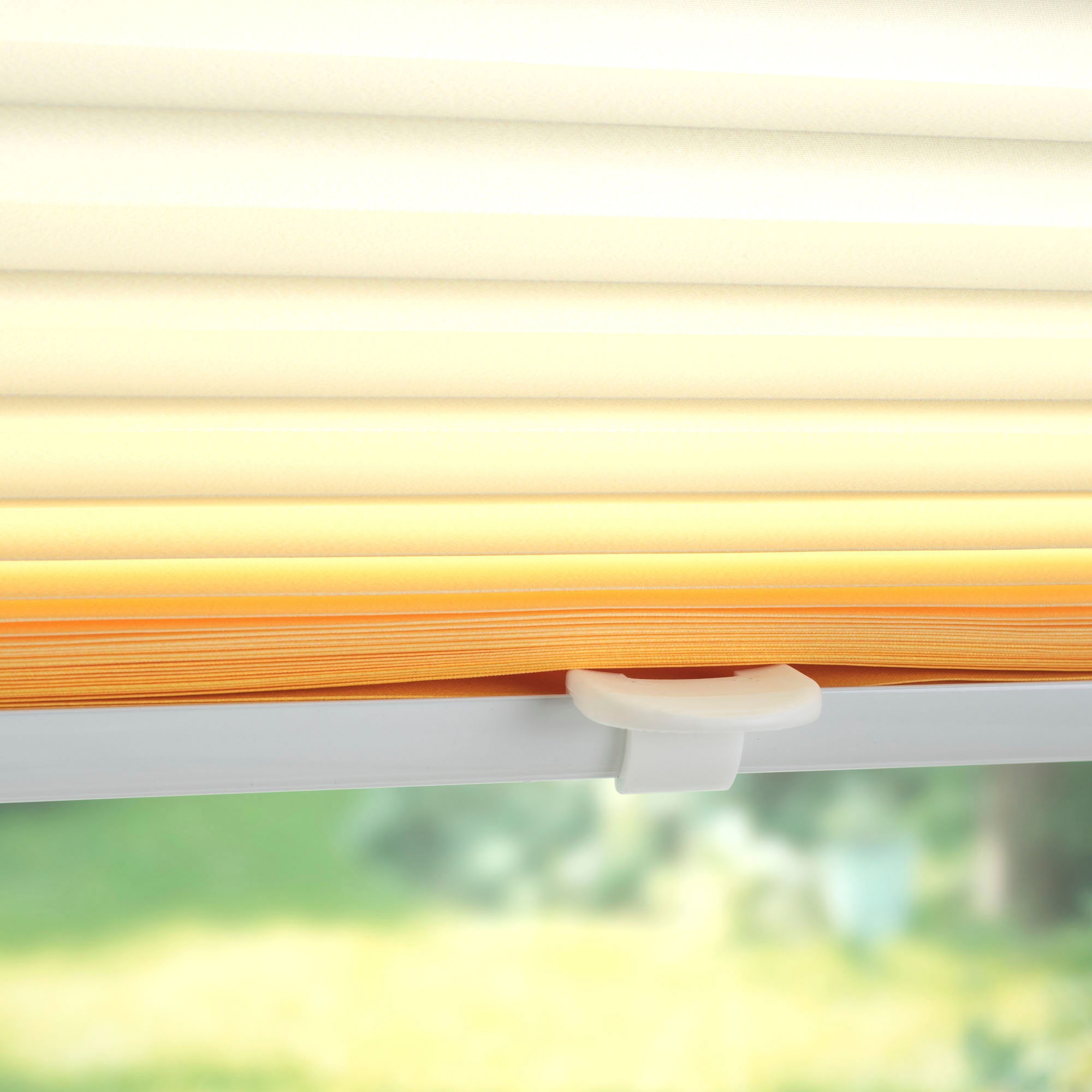 GARESA Plissee "Farbverlauf" Lichtschutz ohne Bohren verspannt einfache Mon günstig online kaufen