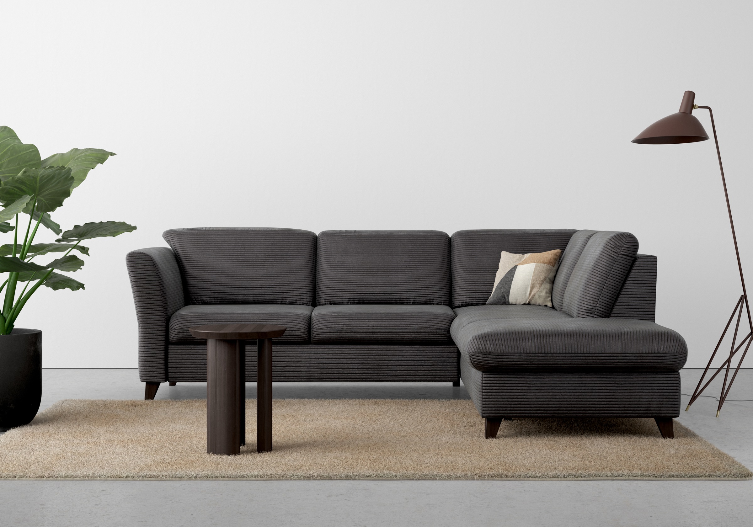 Thumbnail - Home affaire Ecksofa "Trelleborg L-Form", wahlweise mit Bettfunktion und Bettkasten, inkl. Federkern-Polsterung
