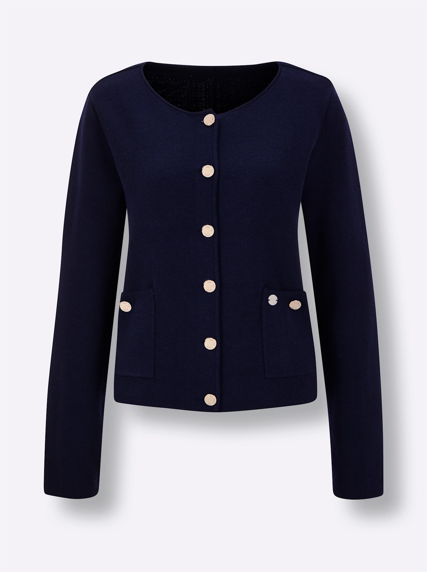 CREATION L PREMIUM Jacquardstrickjacke