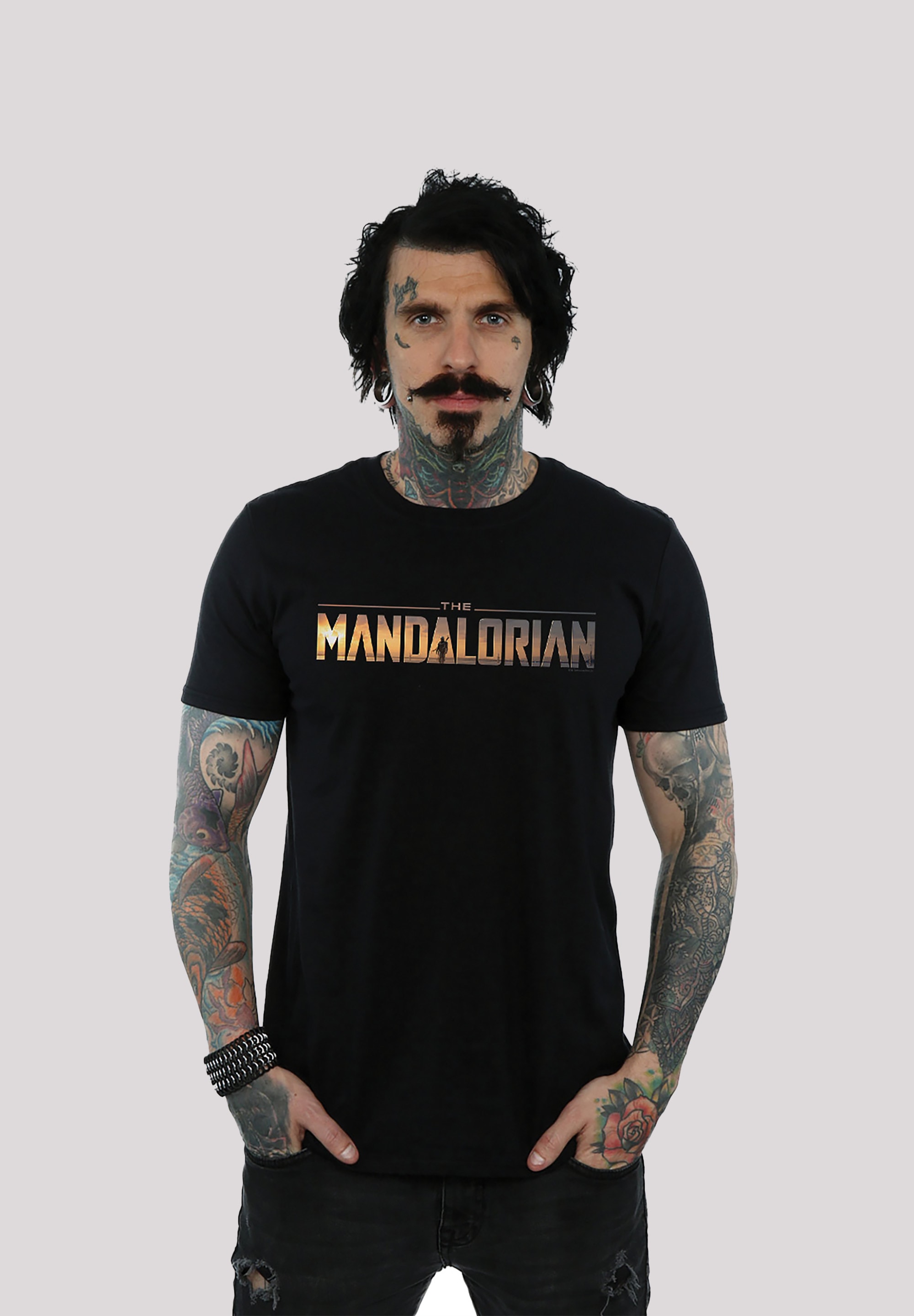 F4NT4STIC T-Shirt »Star Wars The Mandalorian Logo - Premium Krieg der Sterne«,  Print ▷ kaufen | BAUR
