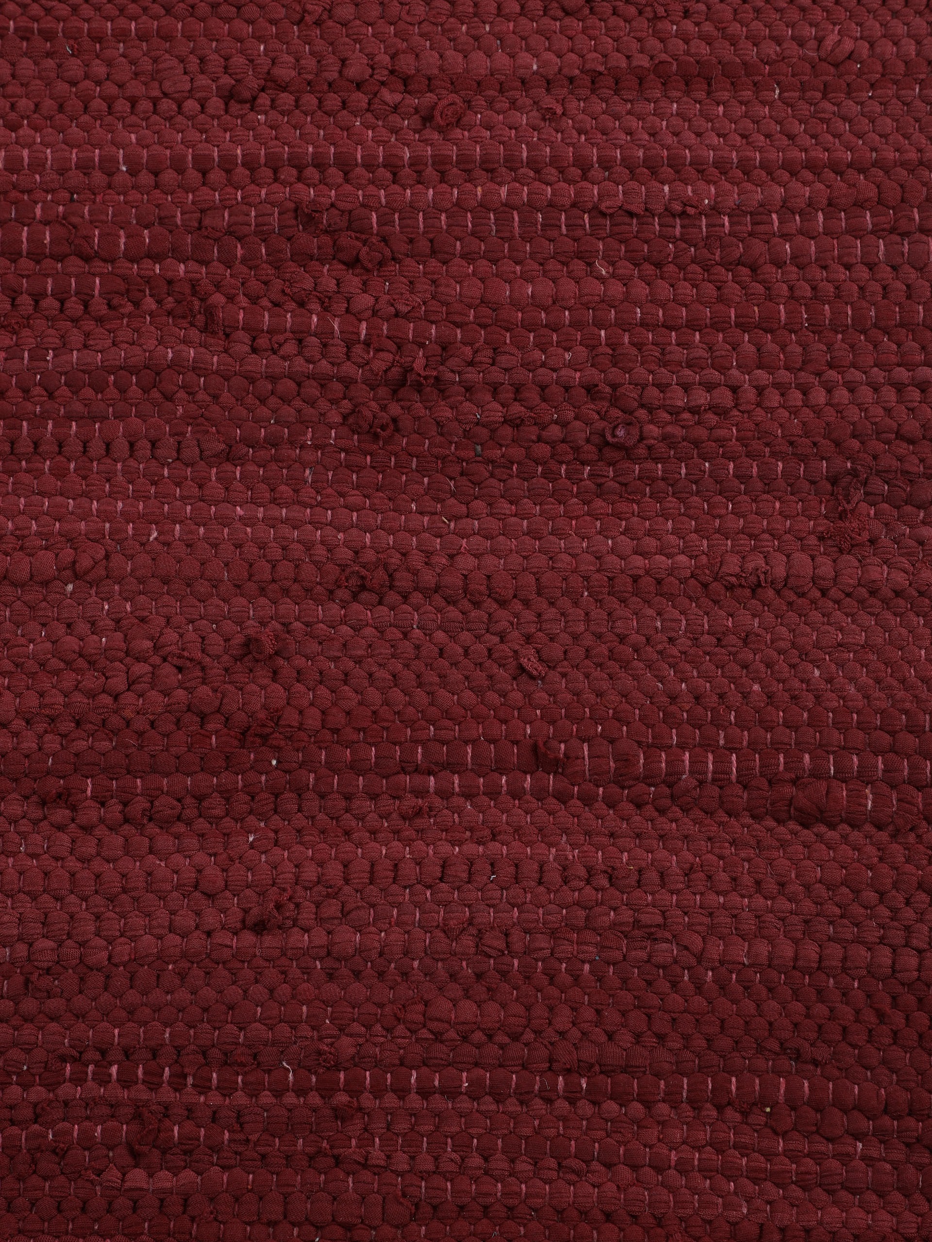 carpetfine Teppich »Kelim Chindi uni«, rechteckig, 5 mm Höhe, Wendeteppich, reine Baumwolle, handgewebt, Uni-Farben, mit Fransen