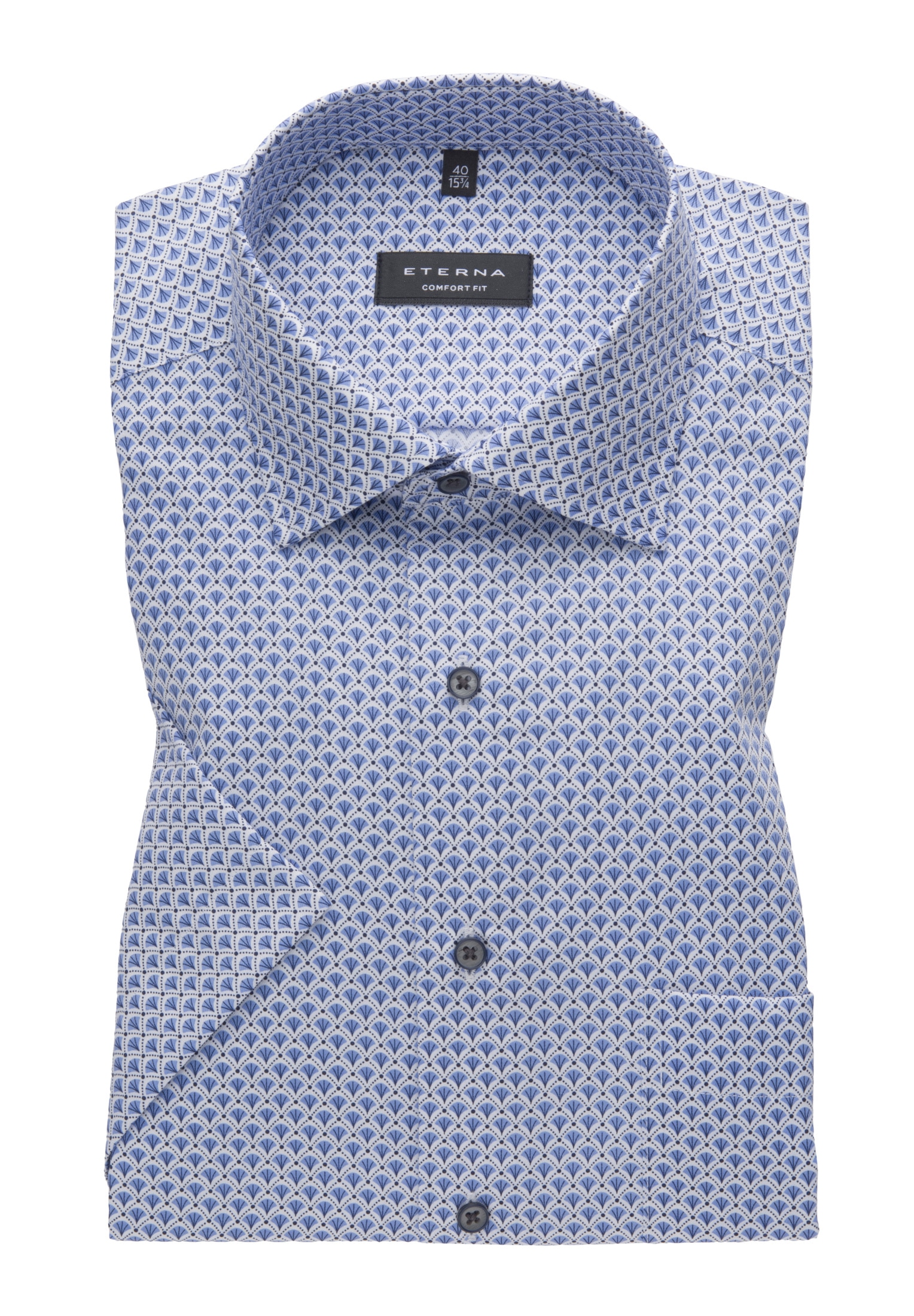 Eterna Kurzarmhemd "COMFORT FIT", NON IRON (bügelfrei) günstig online kaufen