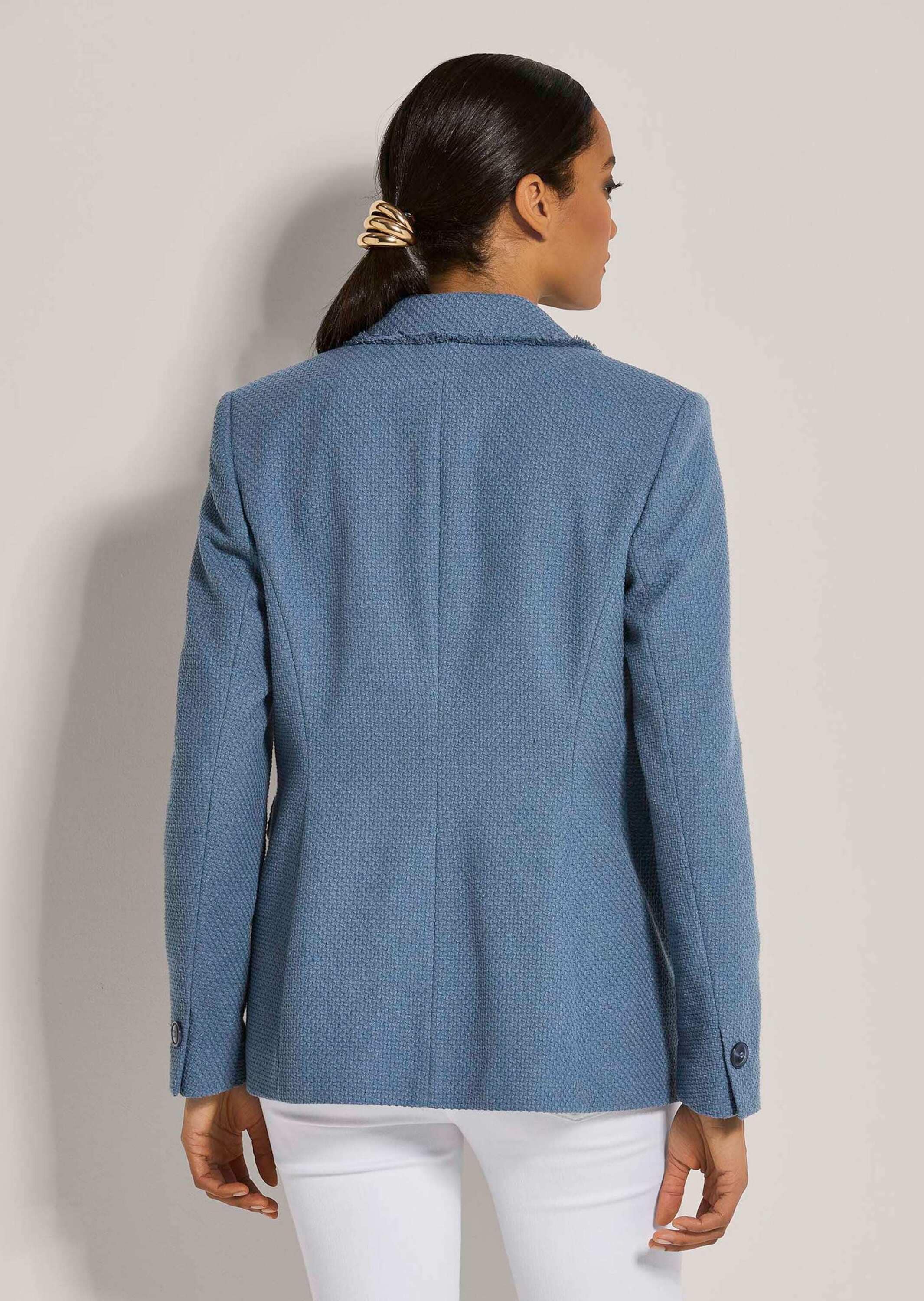 MADELEINE Longblazer »Blazer Longblazer mit Struktur«