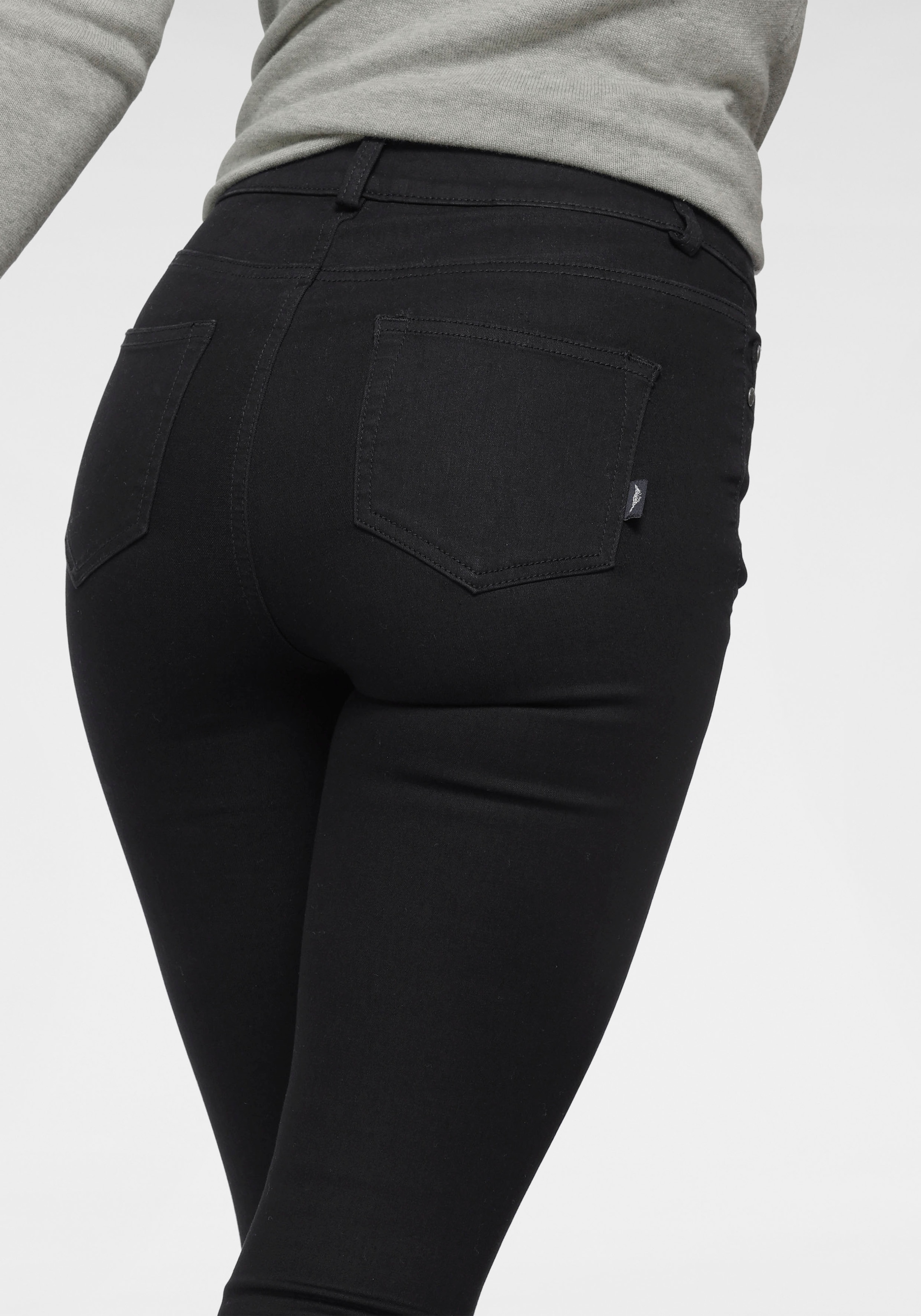 Arizona Skinny-fit-Jeans »Ultra Stretch«, extra-enger Beinschnitt, hohe Leibhöhe, knöchellang