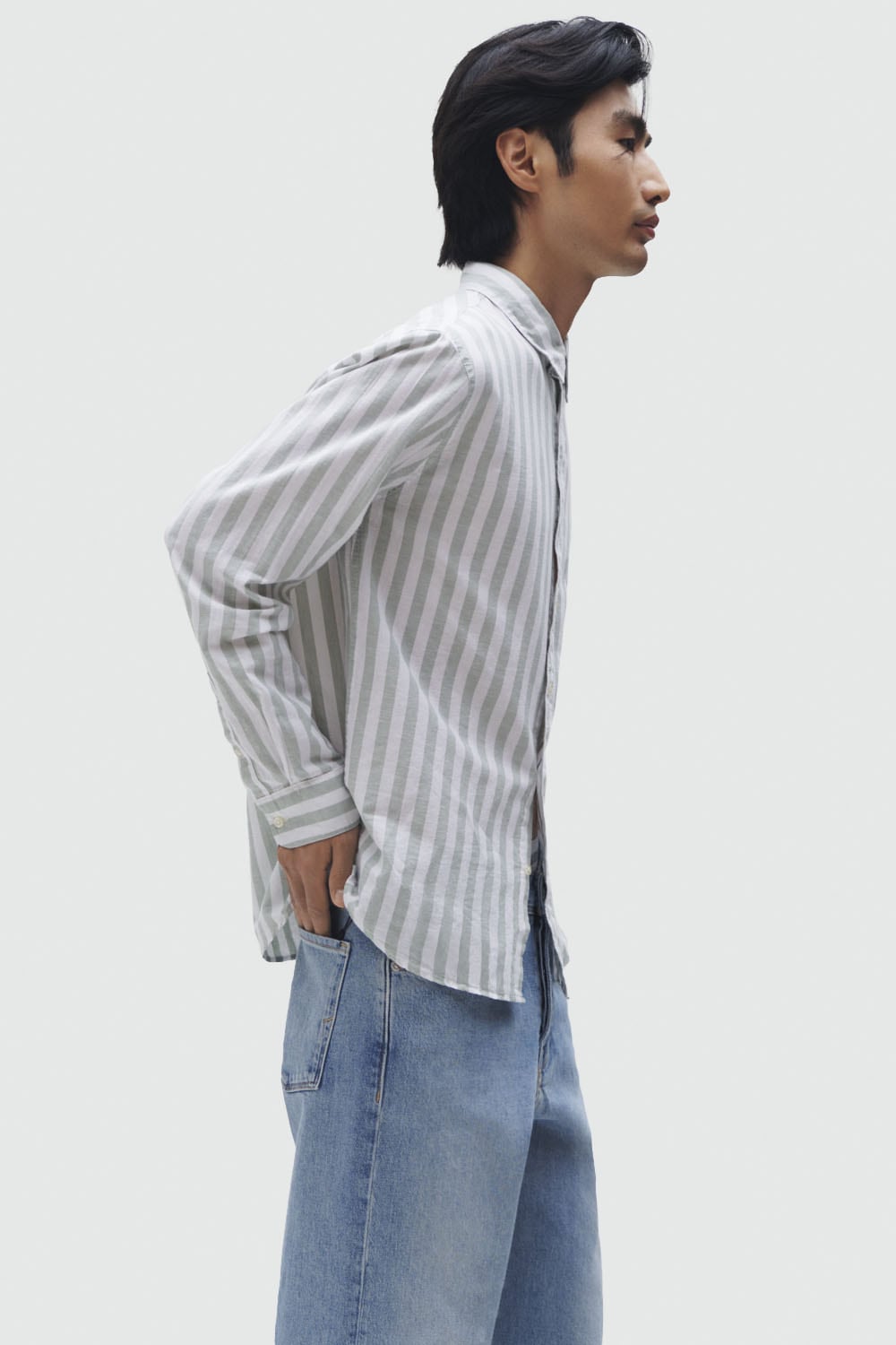 SELECTED HOMME Leinenhemd »SLHSLIMNEW-LINEN SHIRT LS NOOS«, unifarben