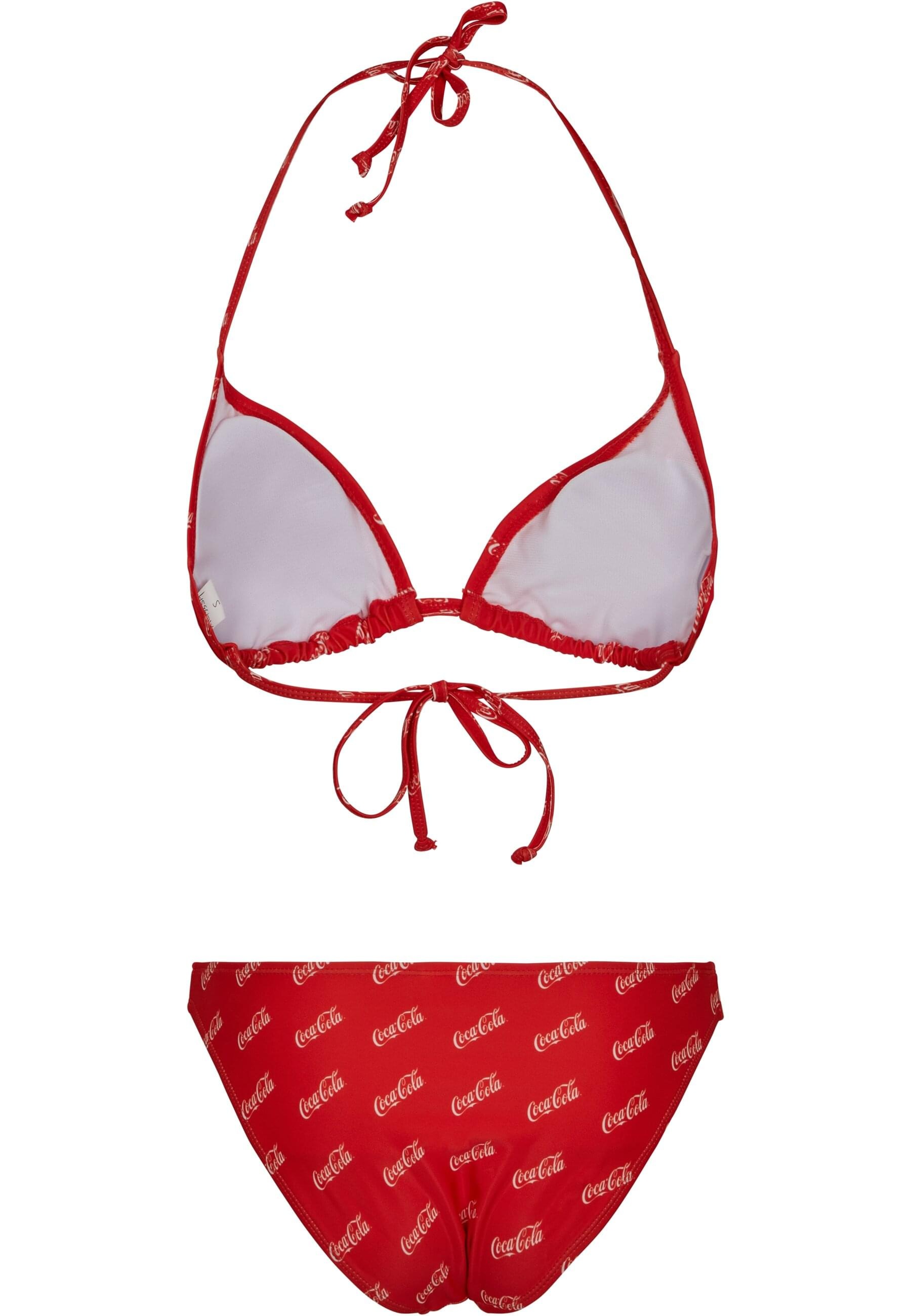 Merchcode Bügel-Tankini »Merchcode Damen Ladies Coca Cola Logo AOP Bikini«