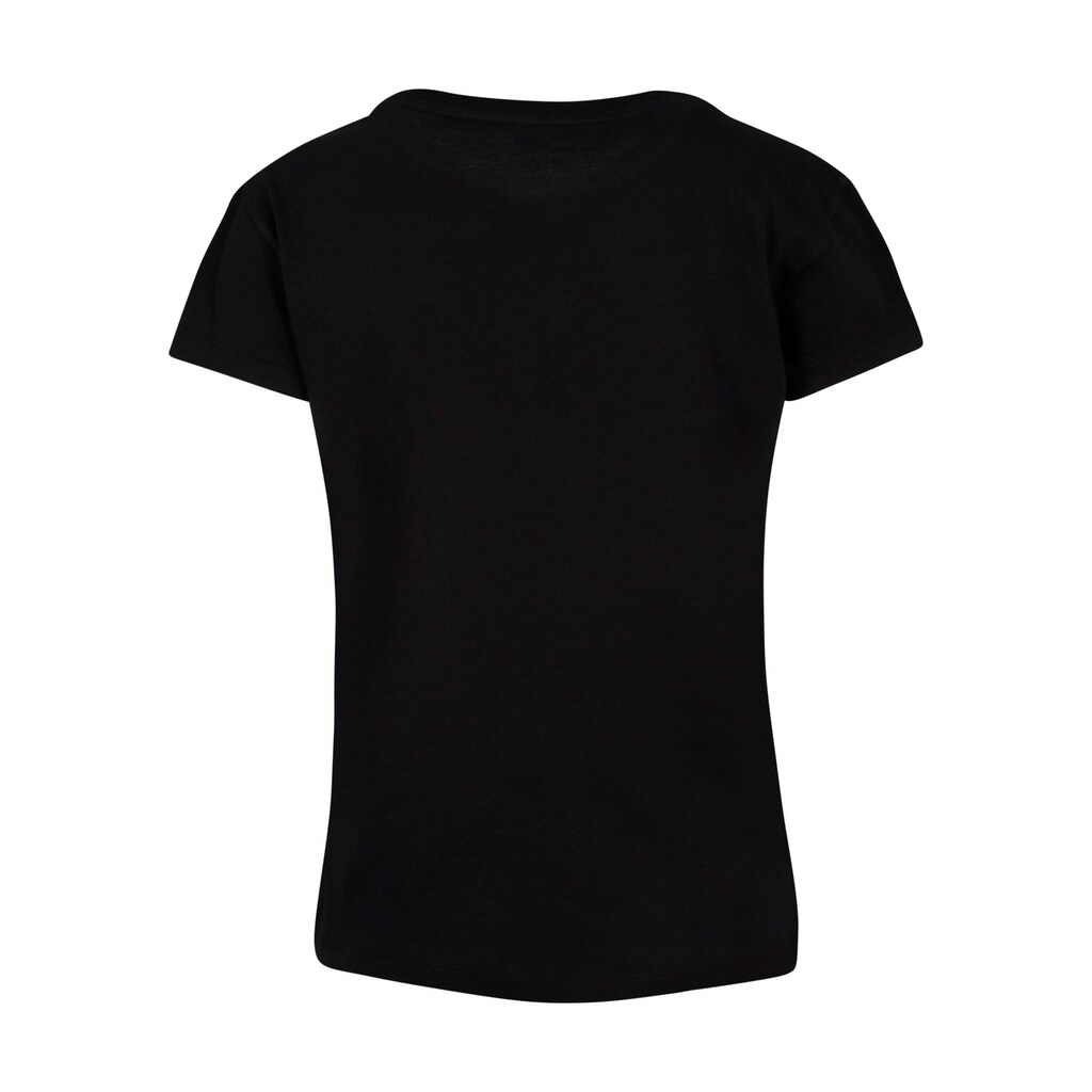 Merchcode T-Shirt »Merchcode Damen Ladies Naughty By Nature - Diamond front Box Tee«, (1 tlg.)