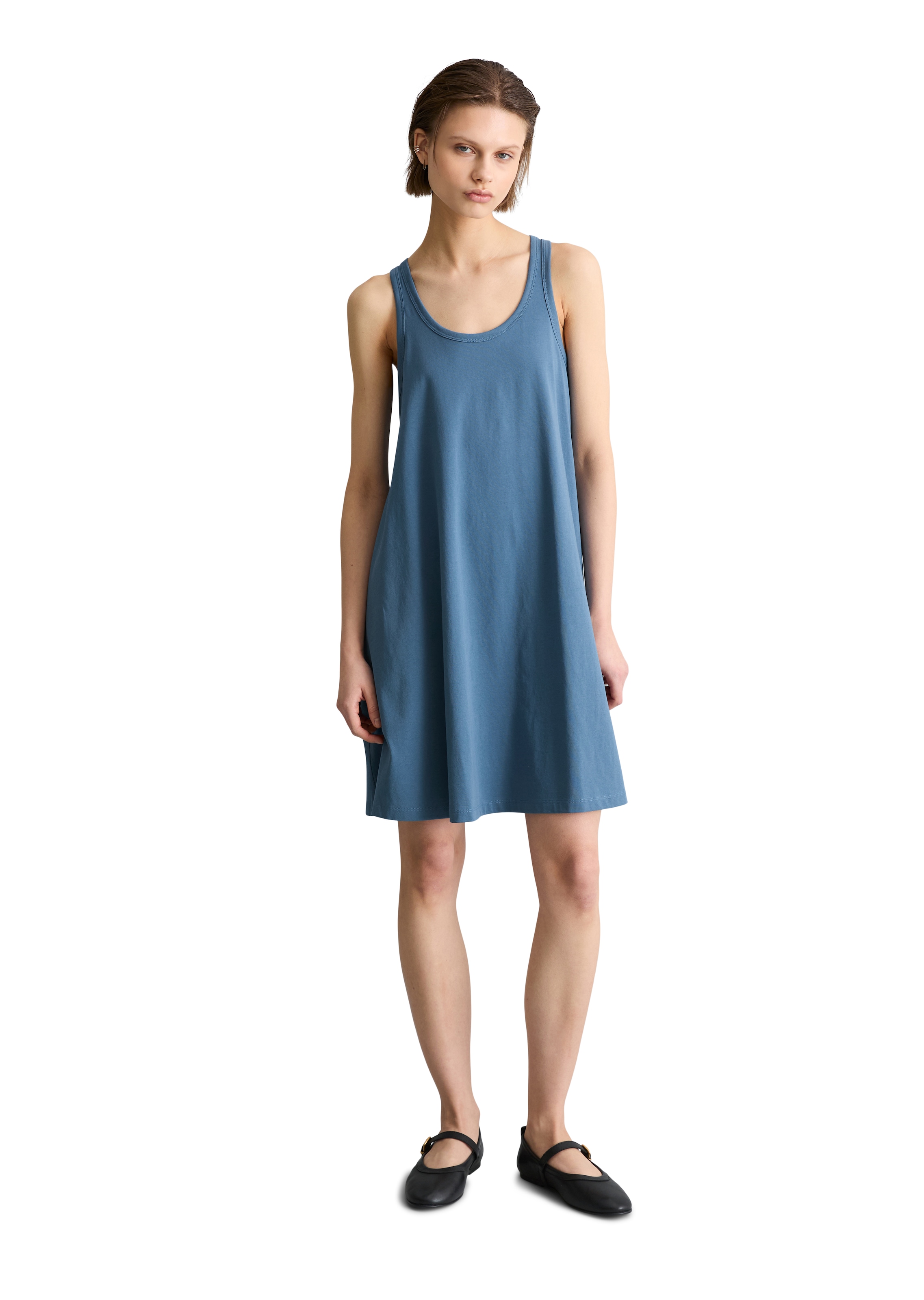 Marc O'Polo DENIM Jerseykleid ärmellos, A-Shape aus Organic Cotton