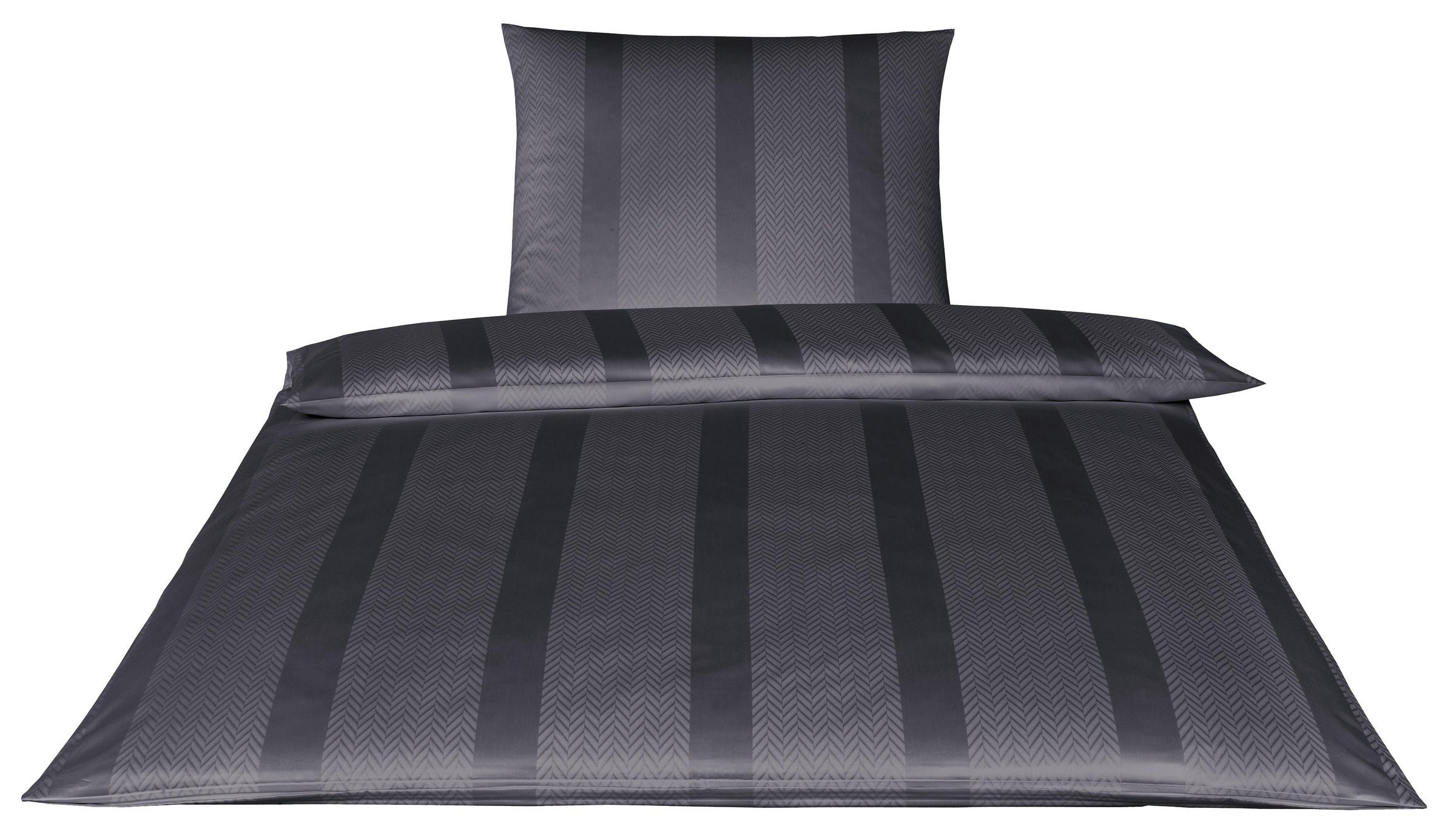 Elegante Bettwäsche "Metropolis" 2 Stk. tlg. mit Streifen günstig online kaufen