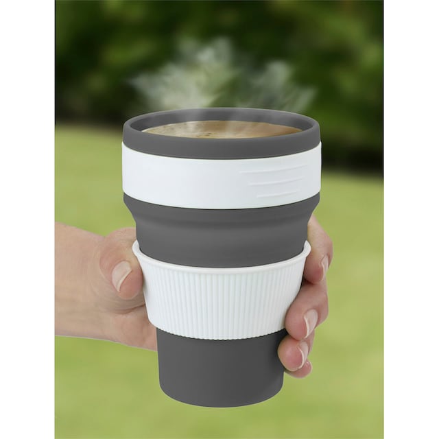 Maximex Coffee-to-go-Becher »Premium«, (Set, 2 tlg.), faltbar, je 350 ml, 2- teilig | BAUR