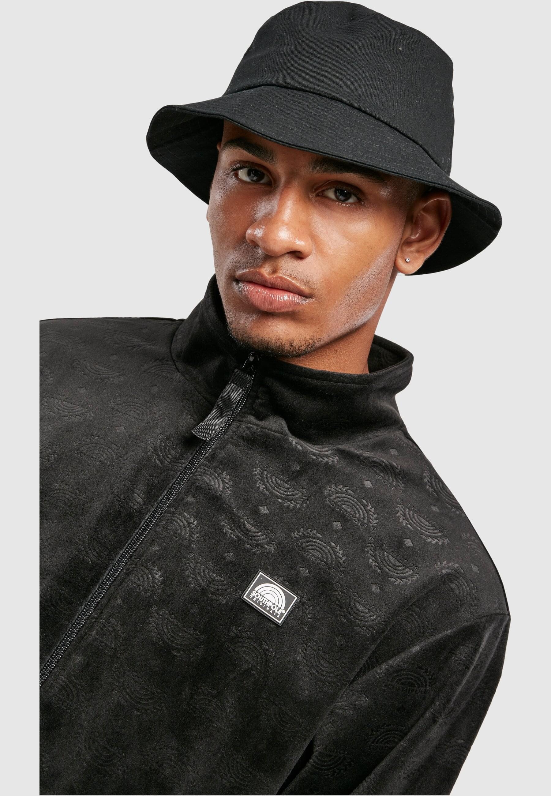 Southpole Allwetterjacke »Southpole Herren Southpole AOP Velour Jacket«, (1 St.), ohne Kapuze
