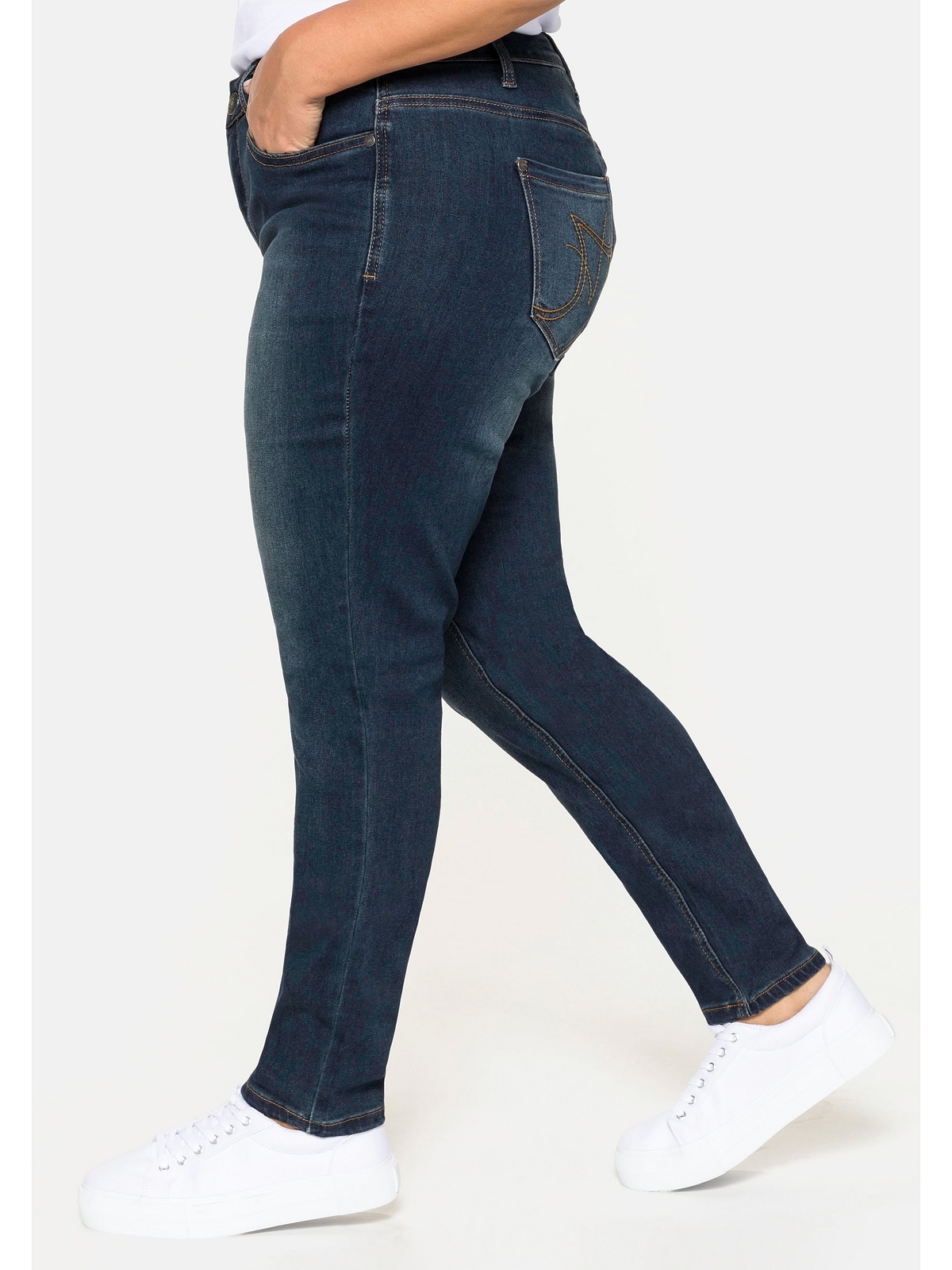 Sheego Stretch-Jeans »Große Größen«, Super elastisches Power-Stretch-Material