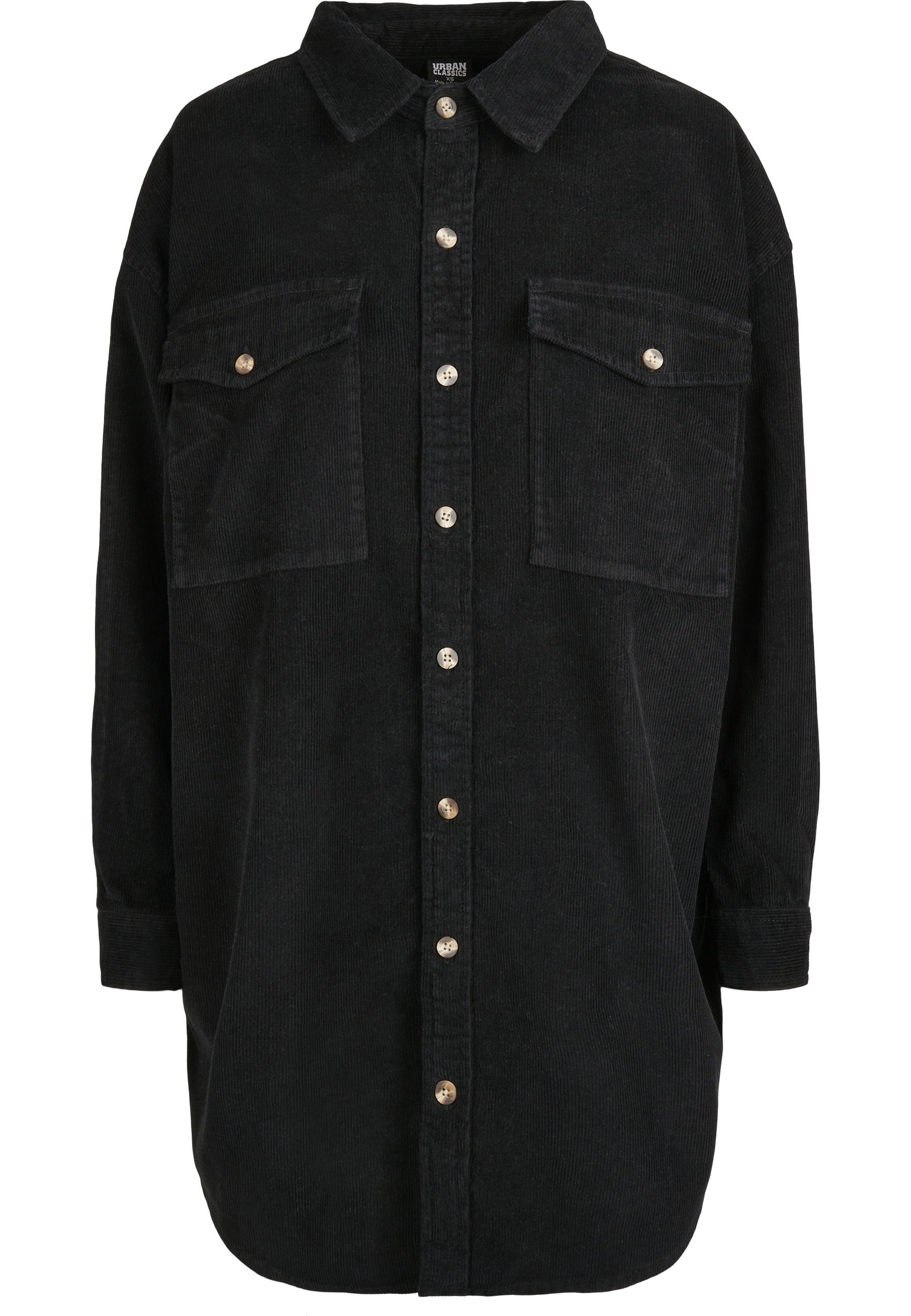 URBAN CLASSICS Hemdbluse »Urban Classics Damen Ladies Long Corduroy Overshirt«