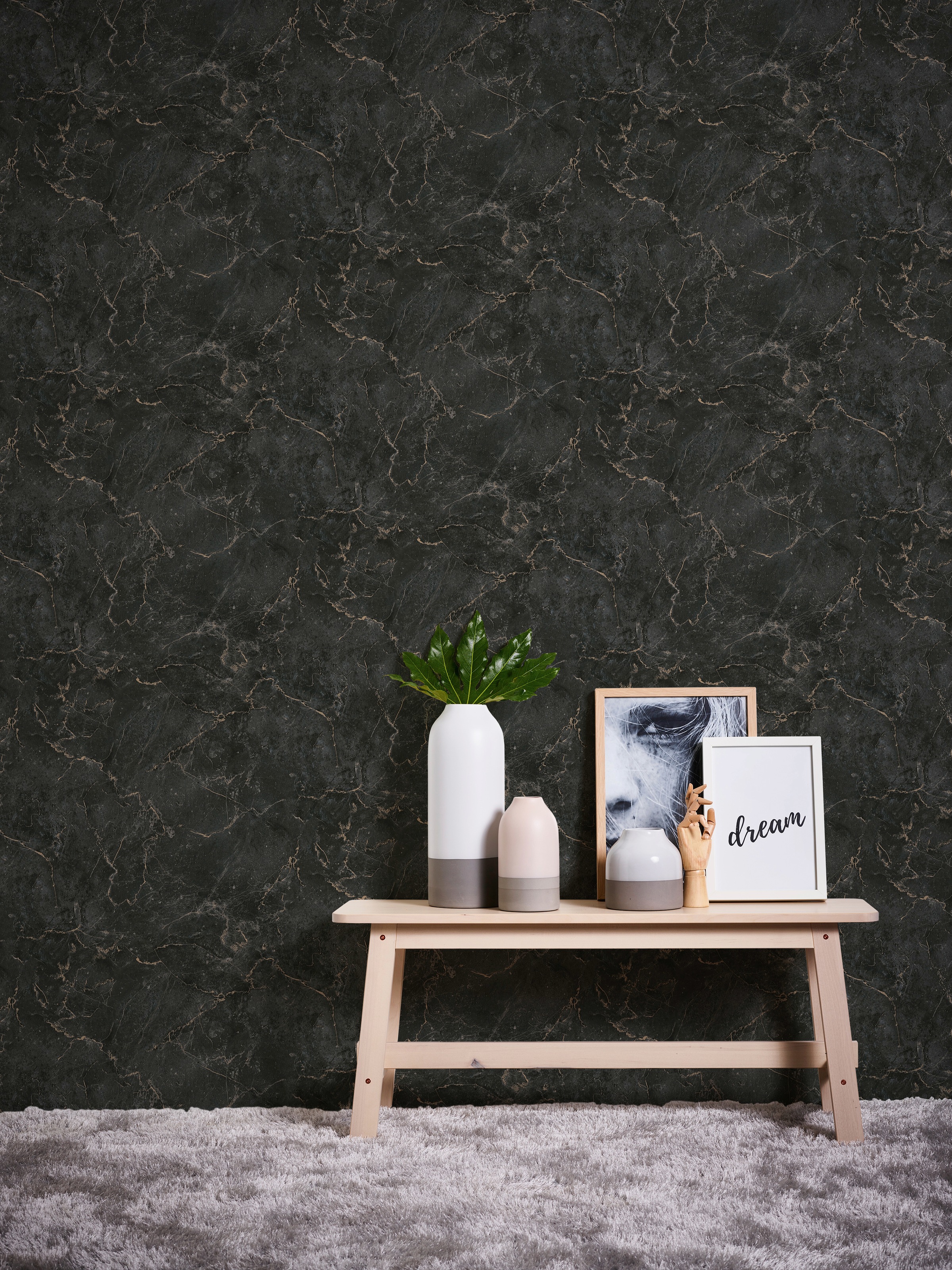 METROPOLIS BY MICHALSKY LIVING Vliestapete »Change is good, Monumental Marble«, Motiv-abstrakt-naturalistisch, Designertapete Tapete Marmor Tapeten Wohnzimmer Schlafzimmer Küche