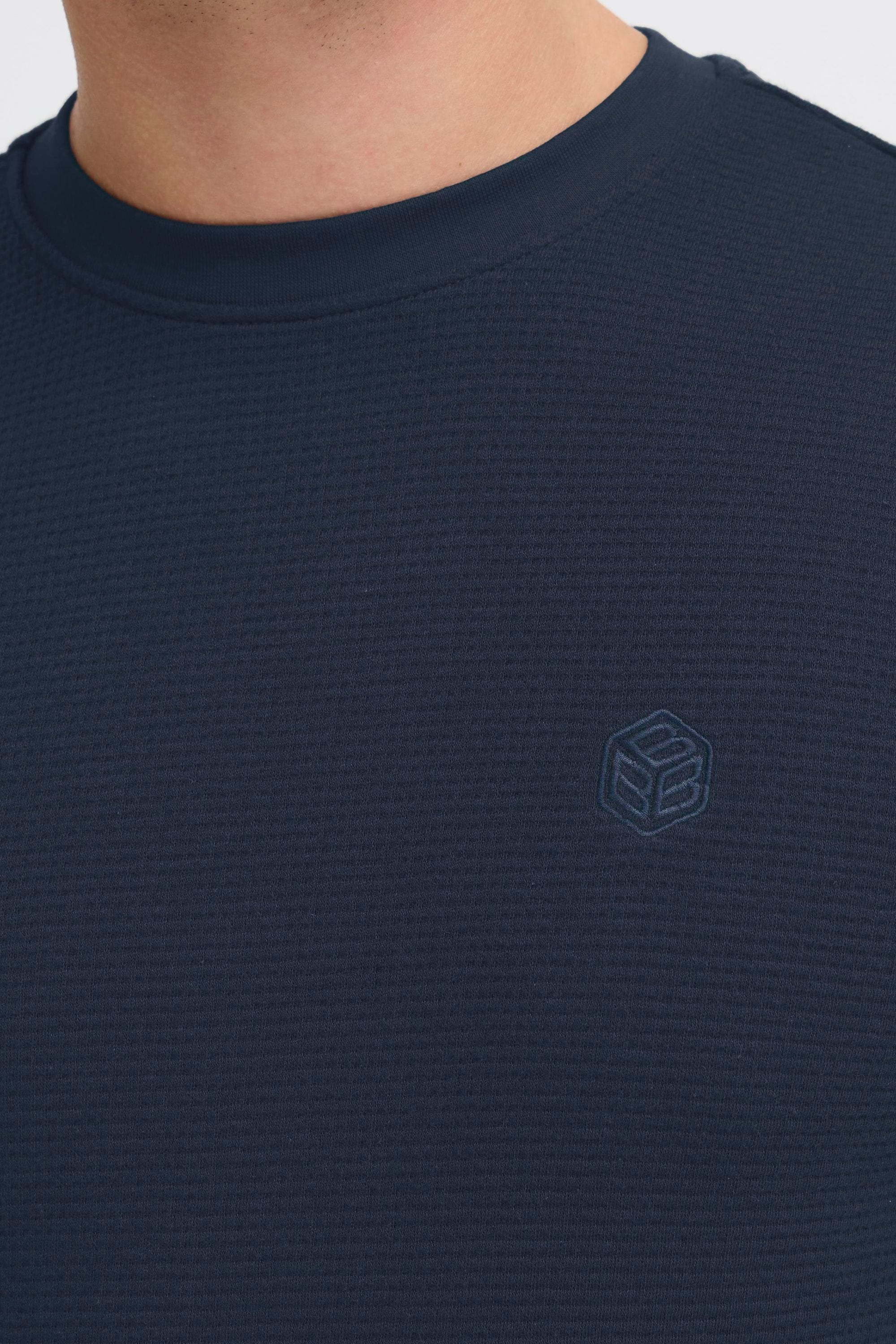 Blend Rundhalsshirt »BHMFort« Basic T-Shirt mit Rundhalsausschnitt