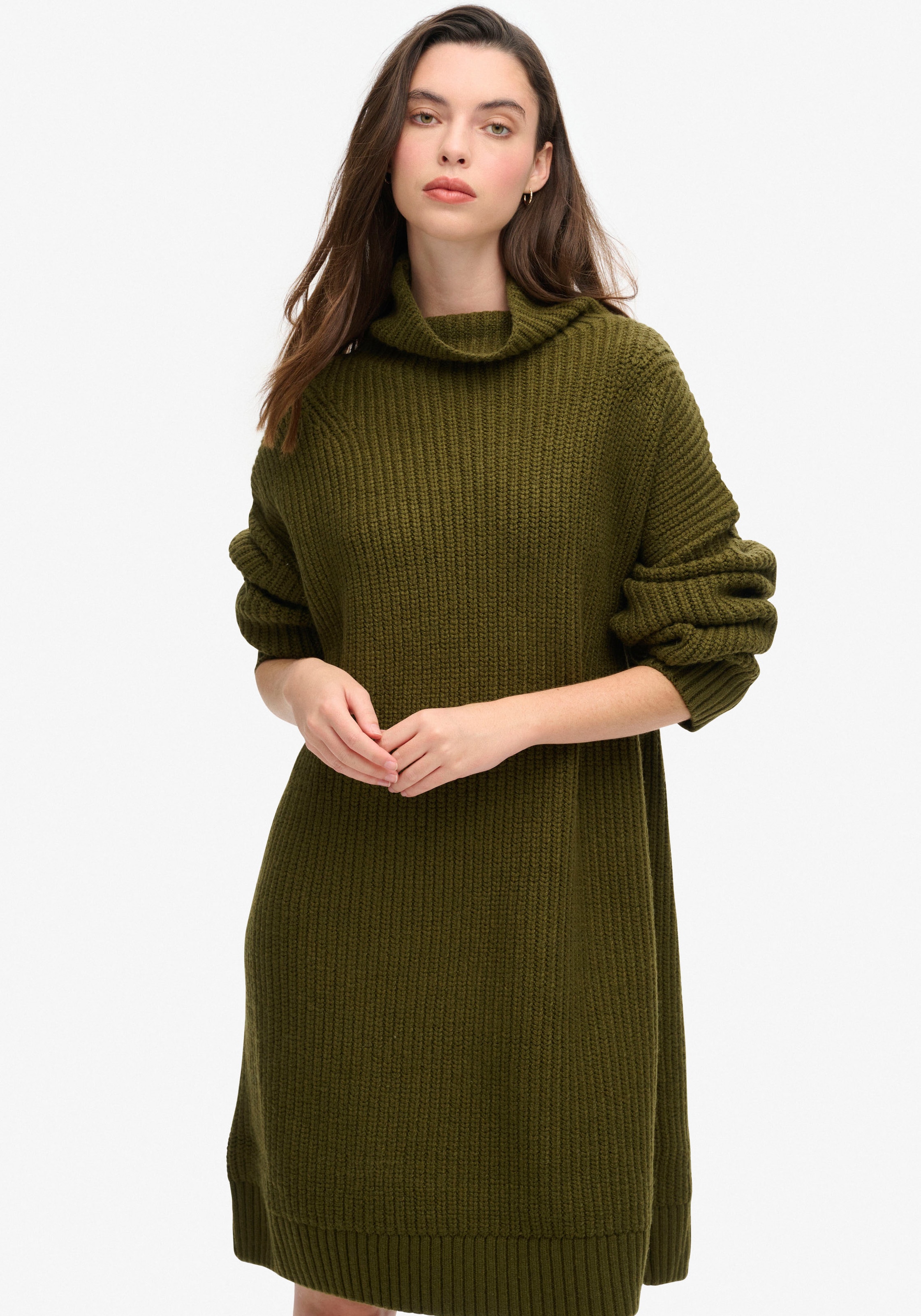 Superdry Jerseykleid "CHUNKY RIB KNIT JUMPER DRESS"