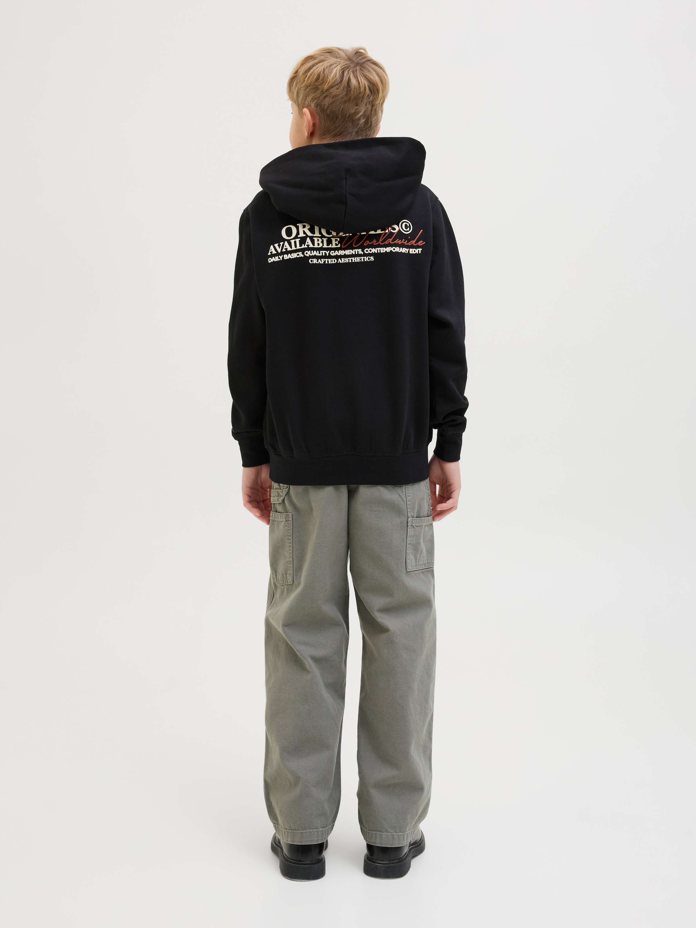 Jack & Jones Junior Kapuzensweatshirt »JORISLINGTON BACK SWEAT HOOD SN JNR«