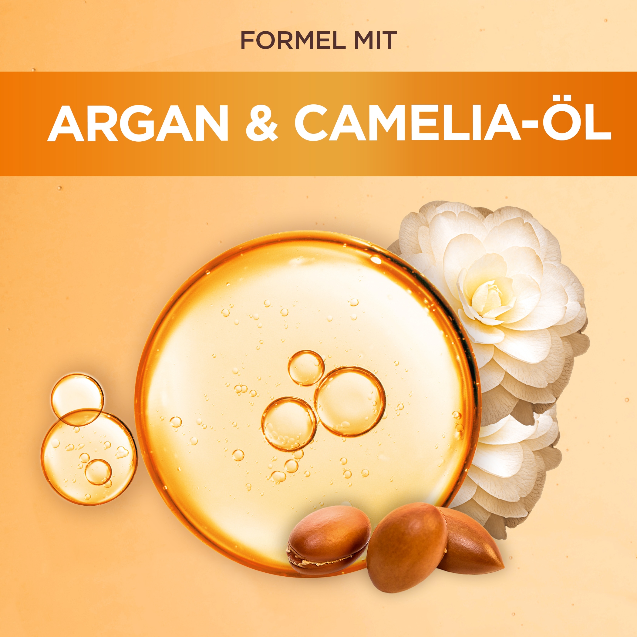GARNIER Haaröl »GARNIER WAHRE SCHÄTZE ARGAN & CAMELIA ÖL« für trockenes Haar, mit Argan- und Kamelien-Öl, flüssige Textur