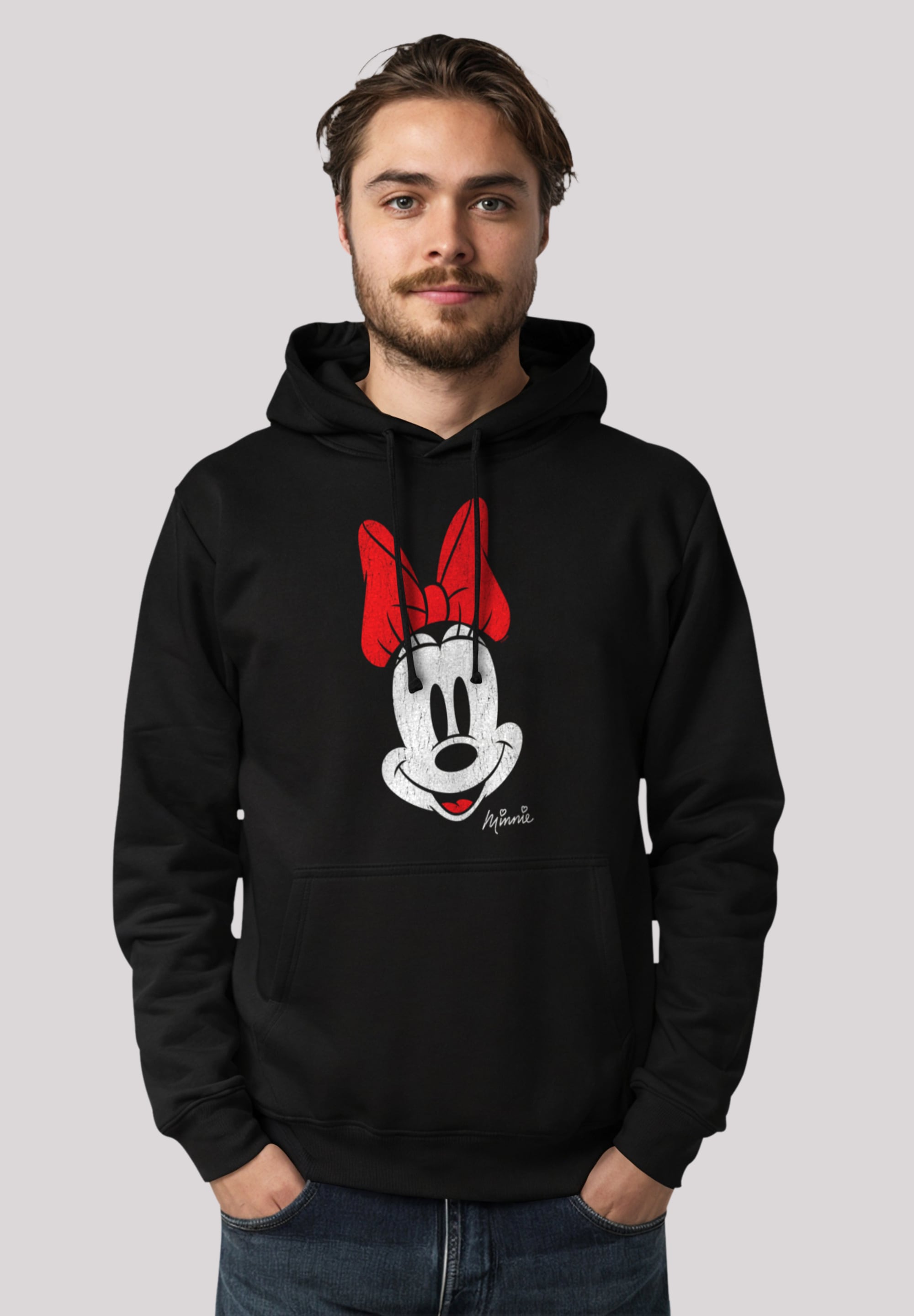 F4NT4STIC Kapuzenpullover "Disney Micky Maus Minnie Gesicht Vintage Look", günstig online kaufen