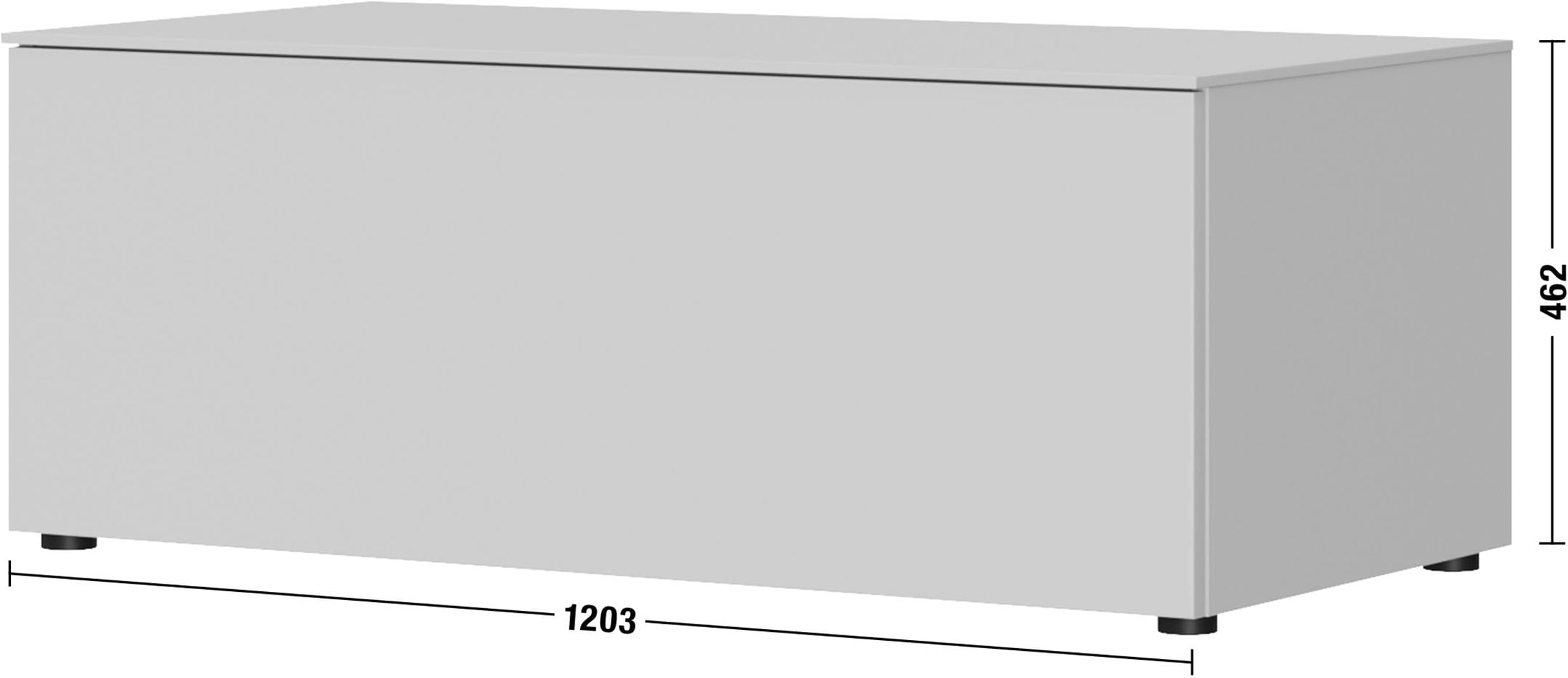 nobilia® Lowboard »Avala, 120 x 46 x 59 cm (B/H/T)« optional mit Echtholzfurnier-Abdeckboden