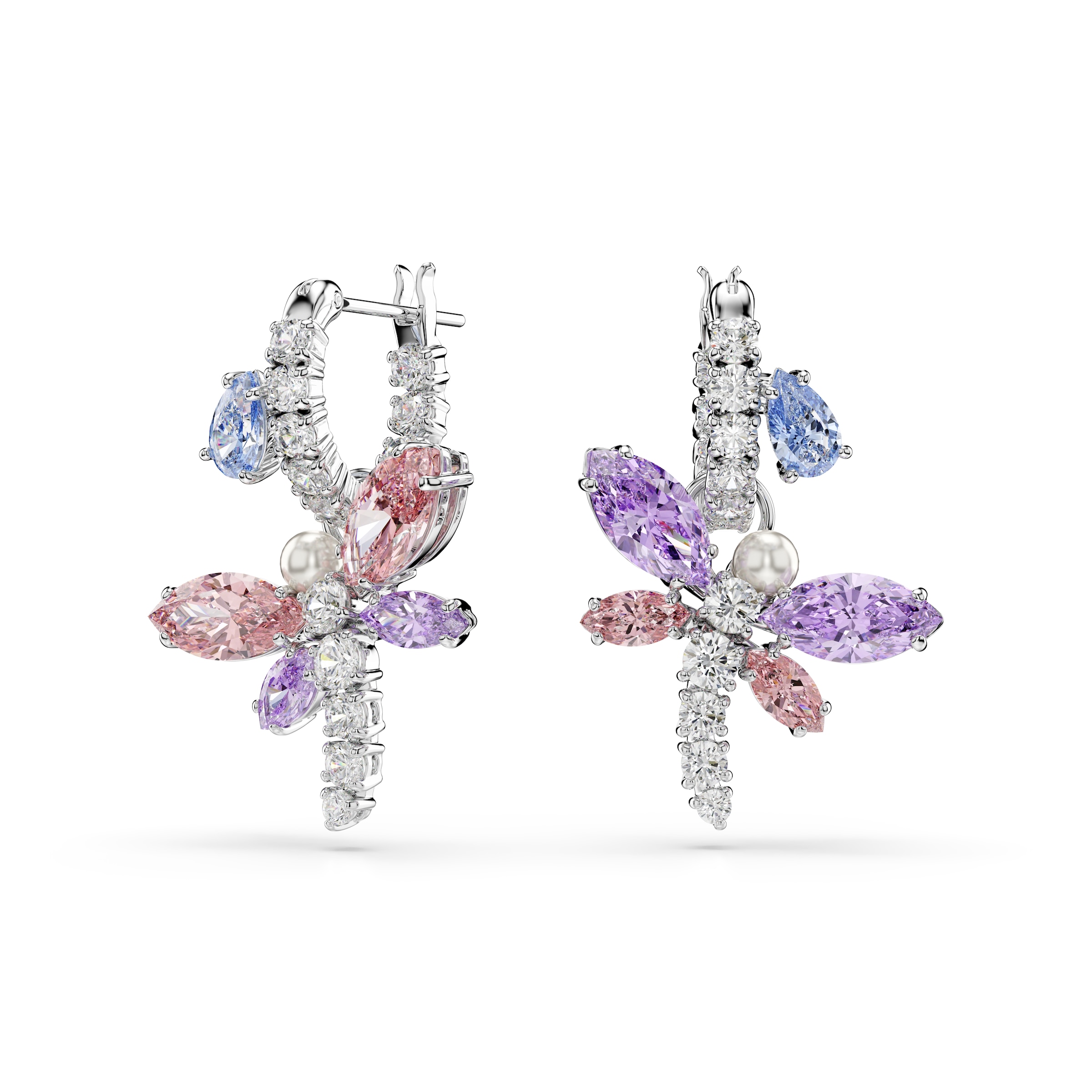Swarovski Paar Ohrstecker »Schmuck Geschenk 2026 CAPSULE Ohrringe Libelle« mit Swarovski® Kristall - mit Swarovski® Perle