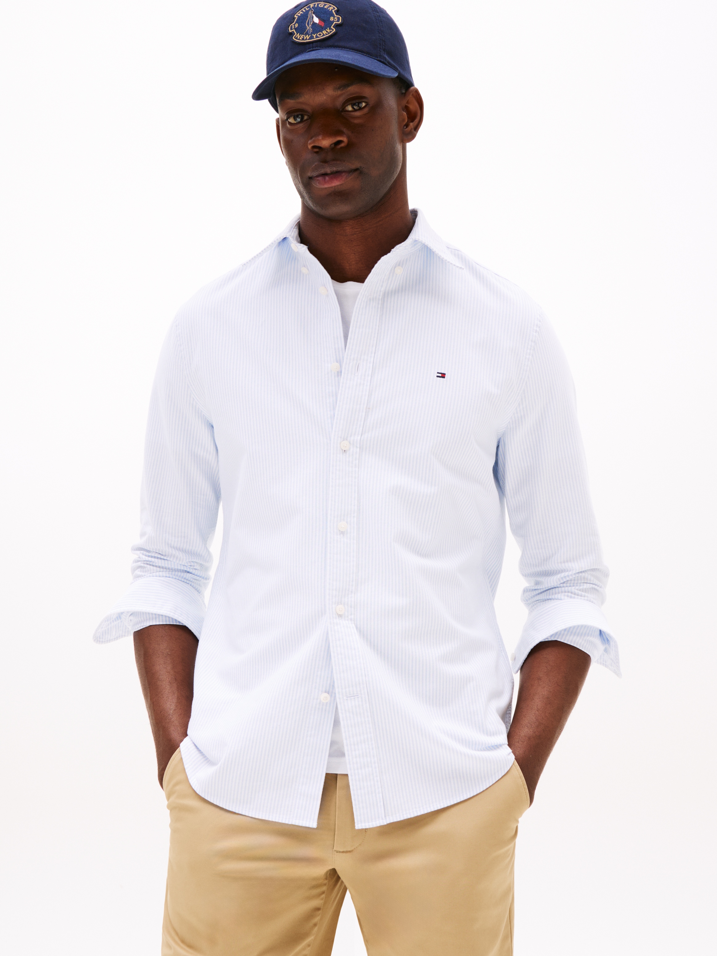 Tommy Hilfiger Langarmhemd "HERITAGE OXFORD STRIPE RF SHIRT" günstig online kaufen