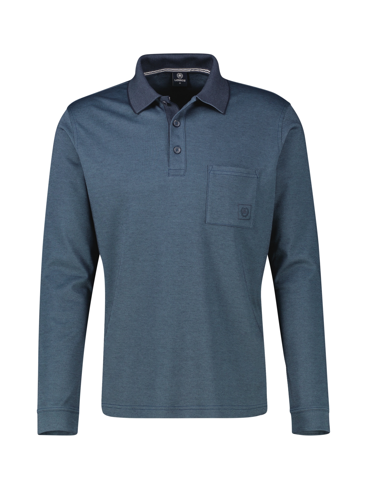 LERROS Sweatshirt "LERROS Langarm Polo mit Brusttasche aus Baumwollmix" günstig online kaufen